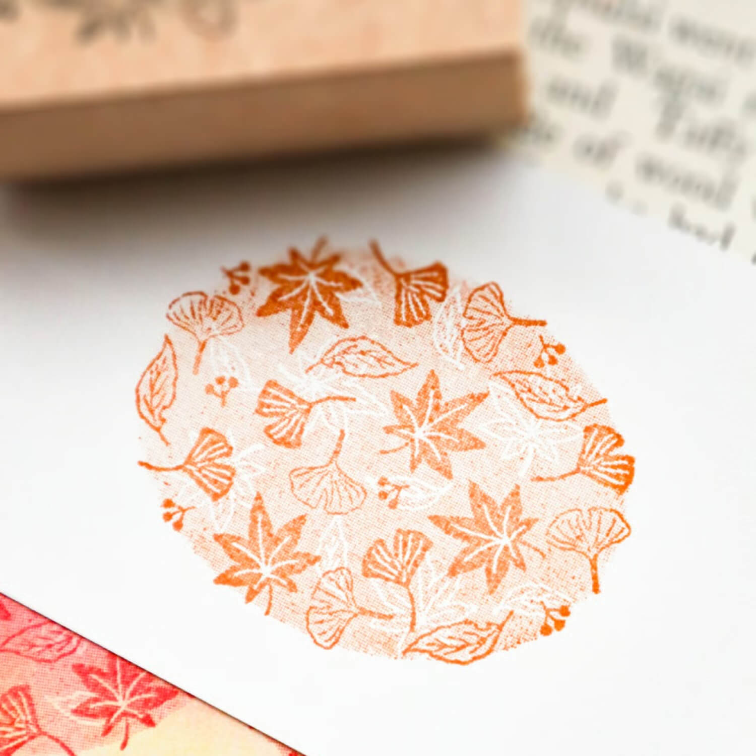 Keibunsha Tone Stamp - Momiji