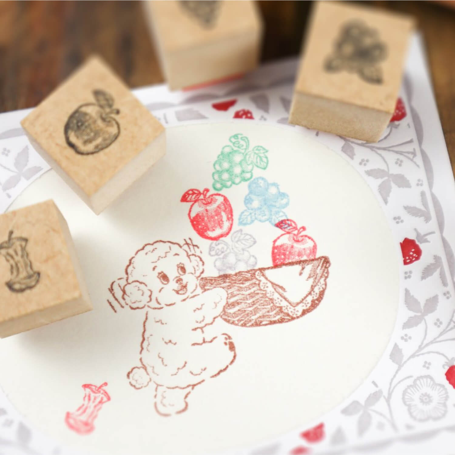 Keibunsha Tone Stamp – Mini Fruit Series
