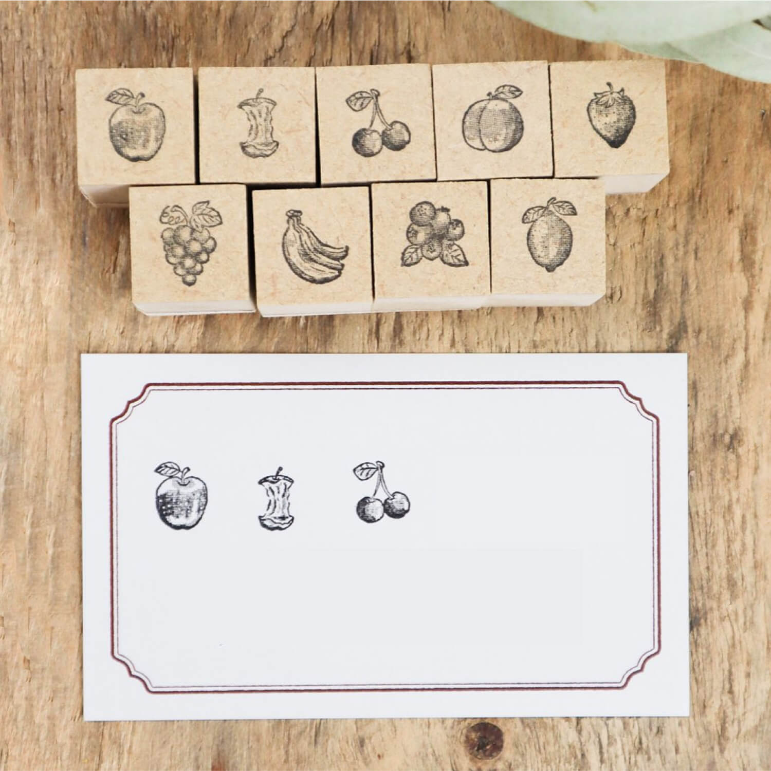 Keibunsha Tone Stamp – Mini Fruit Series