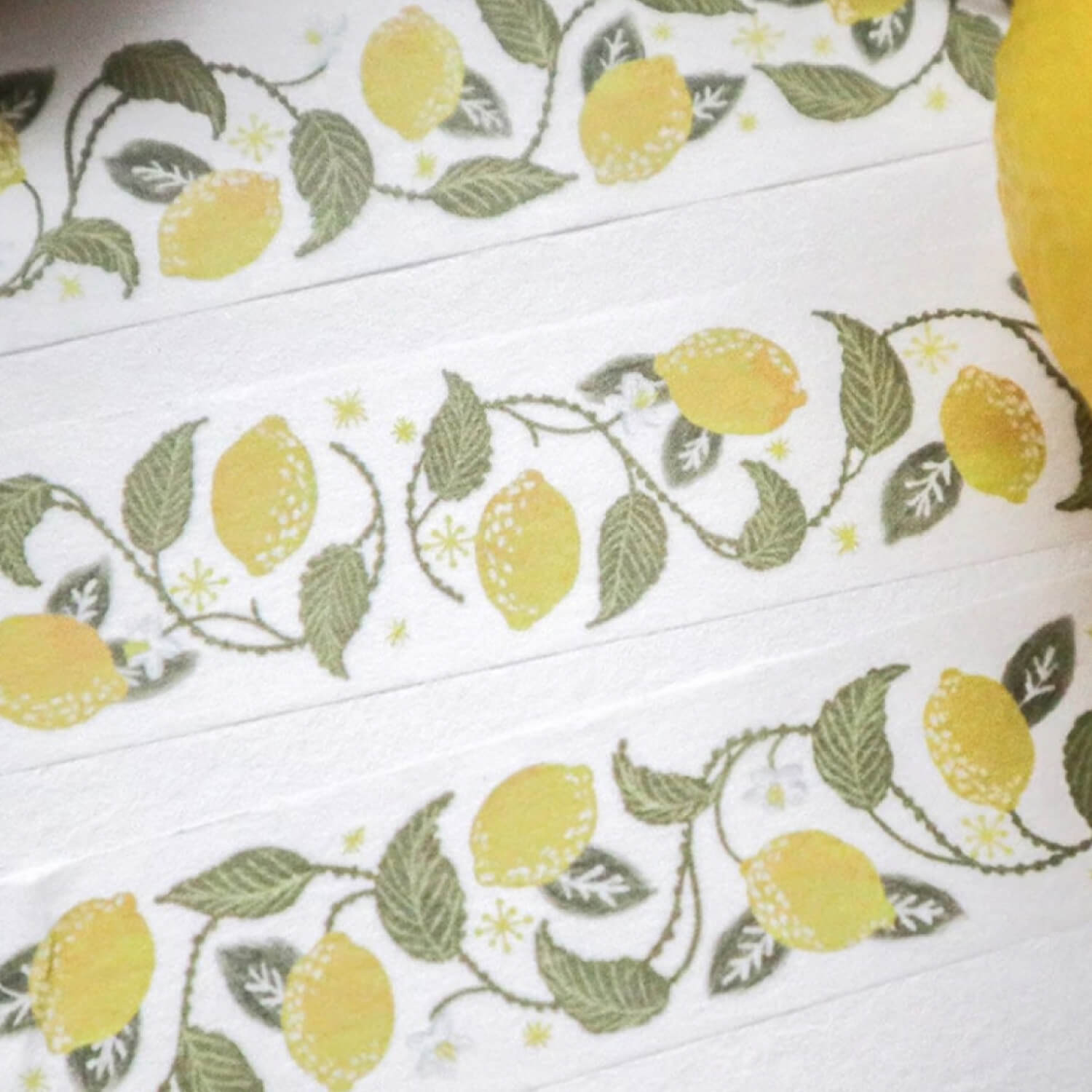 Keibunsha Washi Tape – Lemon Vintage