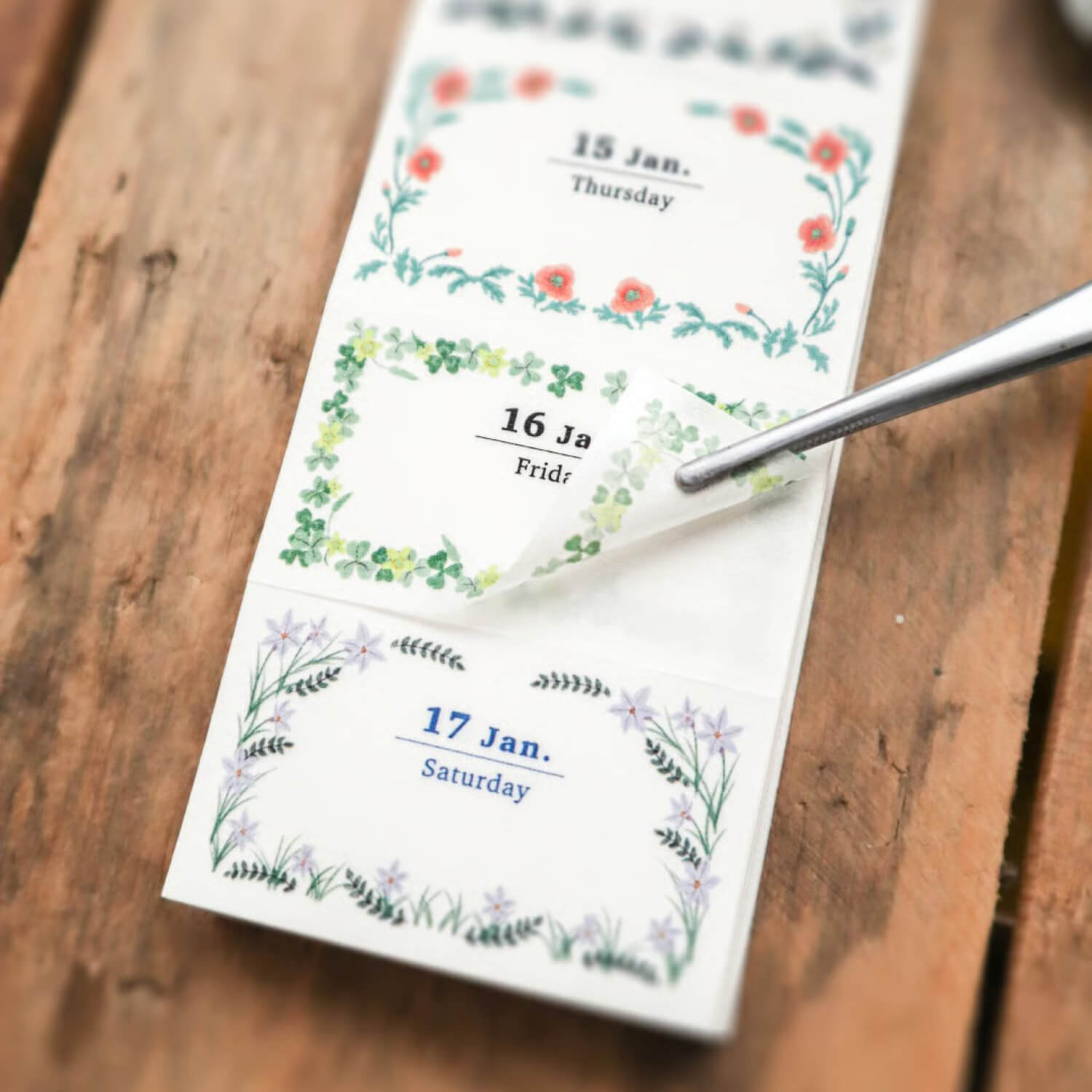 Keibunsha 2026 Daily Calendar Sticker