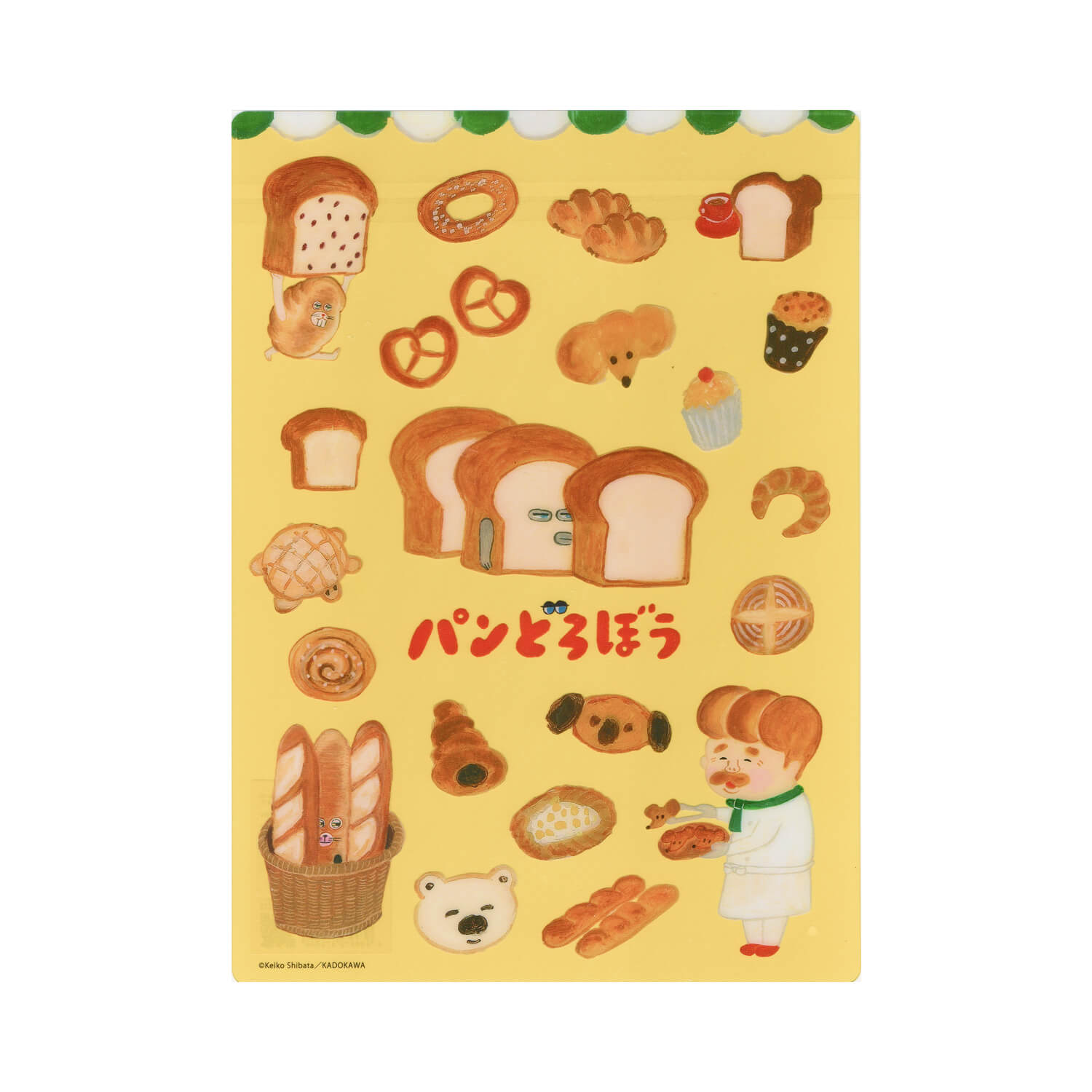 Keiko Shibata Pan Dorobo B5 Writing Board