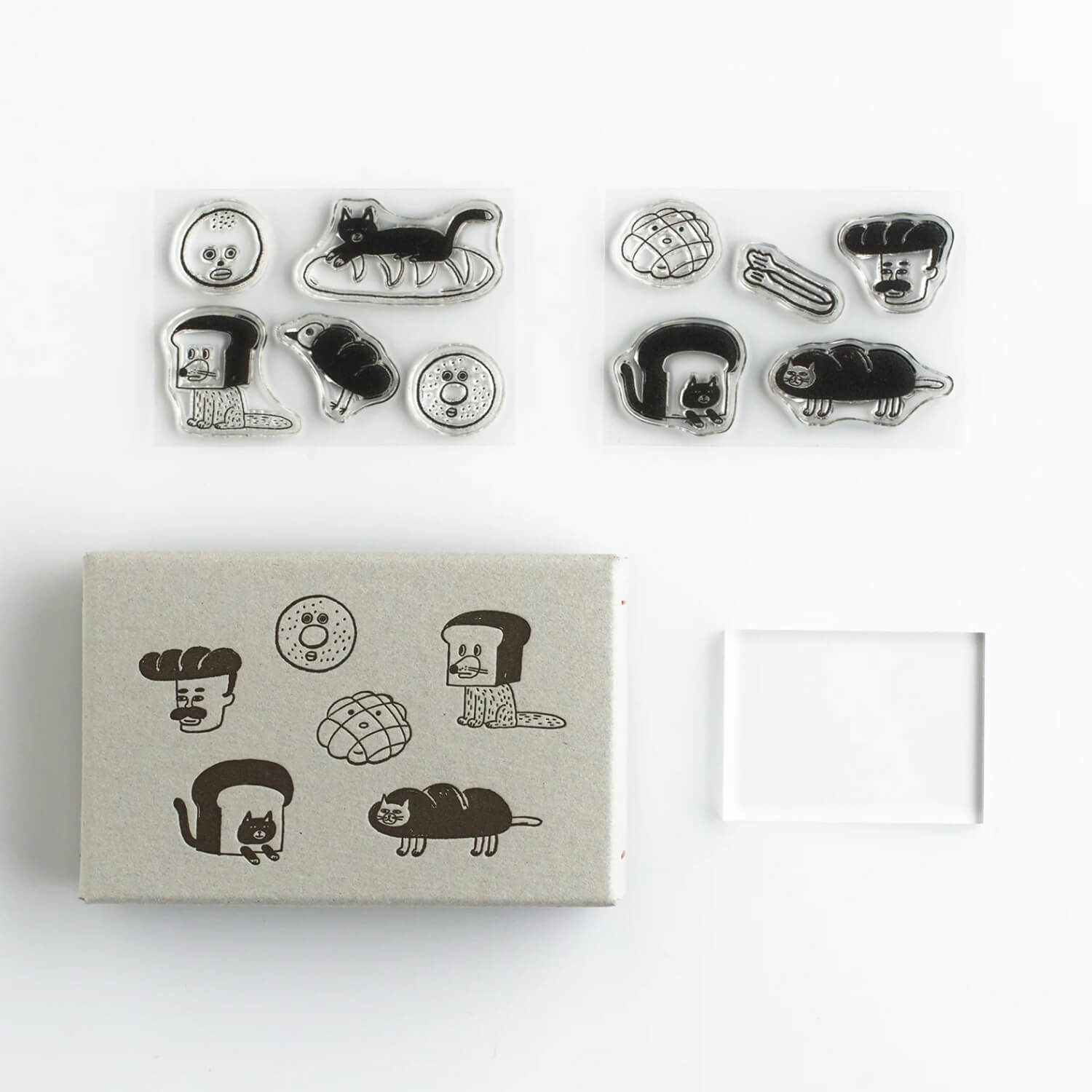 Keiko Shibata × Mizushima Jizai Boxed Stamp Set - Bakery