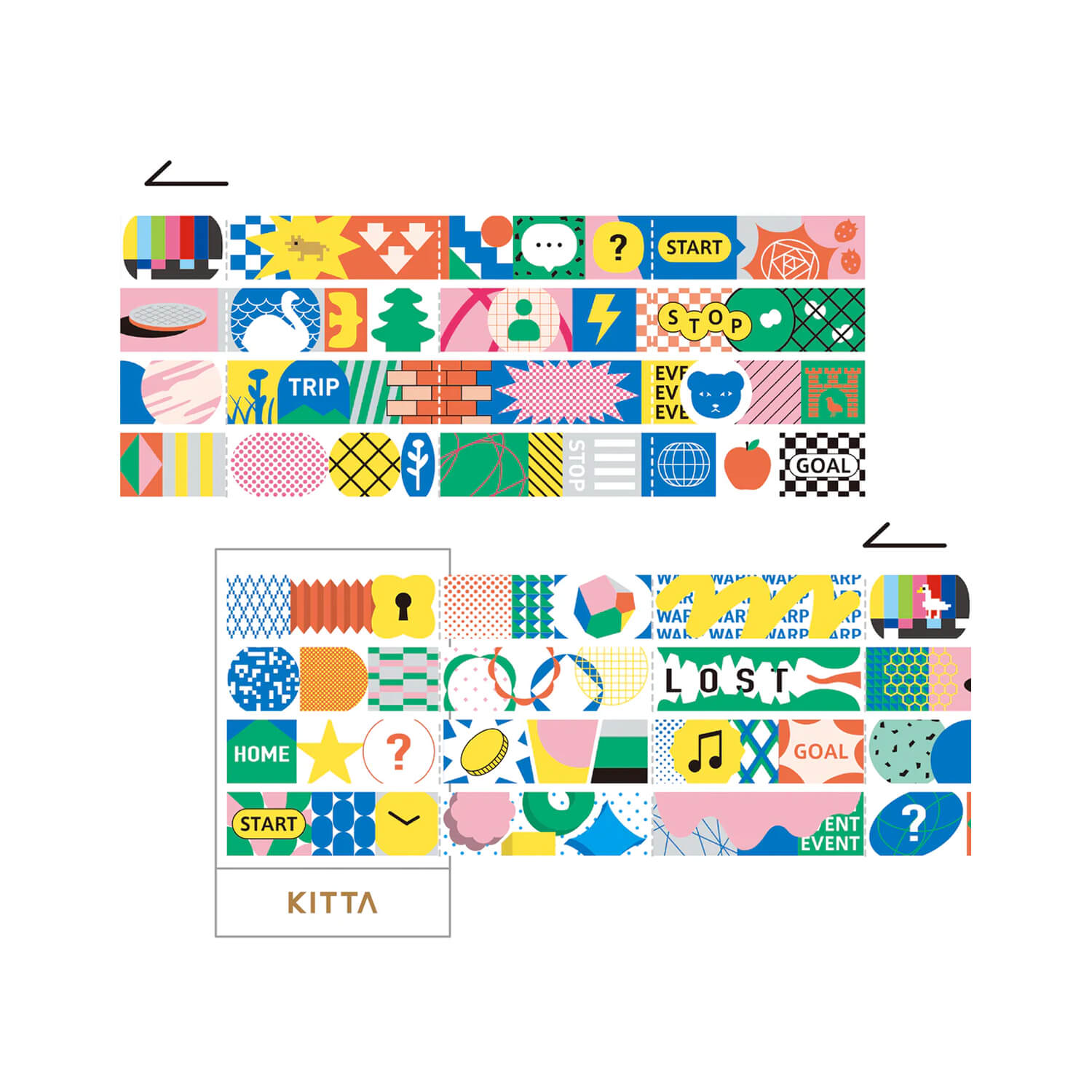 Kitta Jabara Portable Washi Tape – Sugoroku