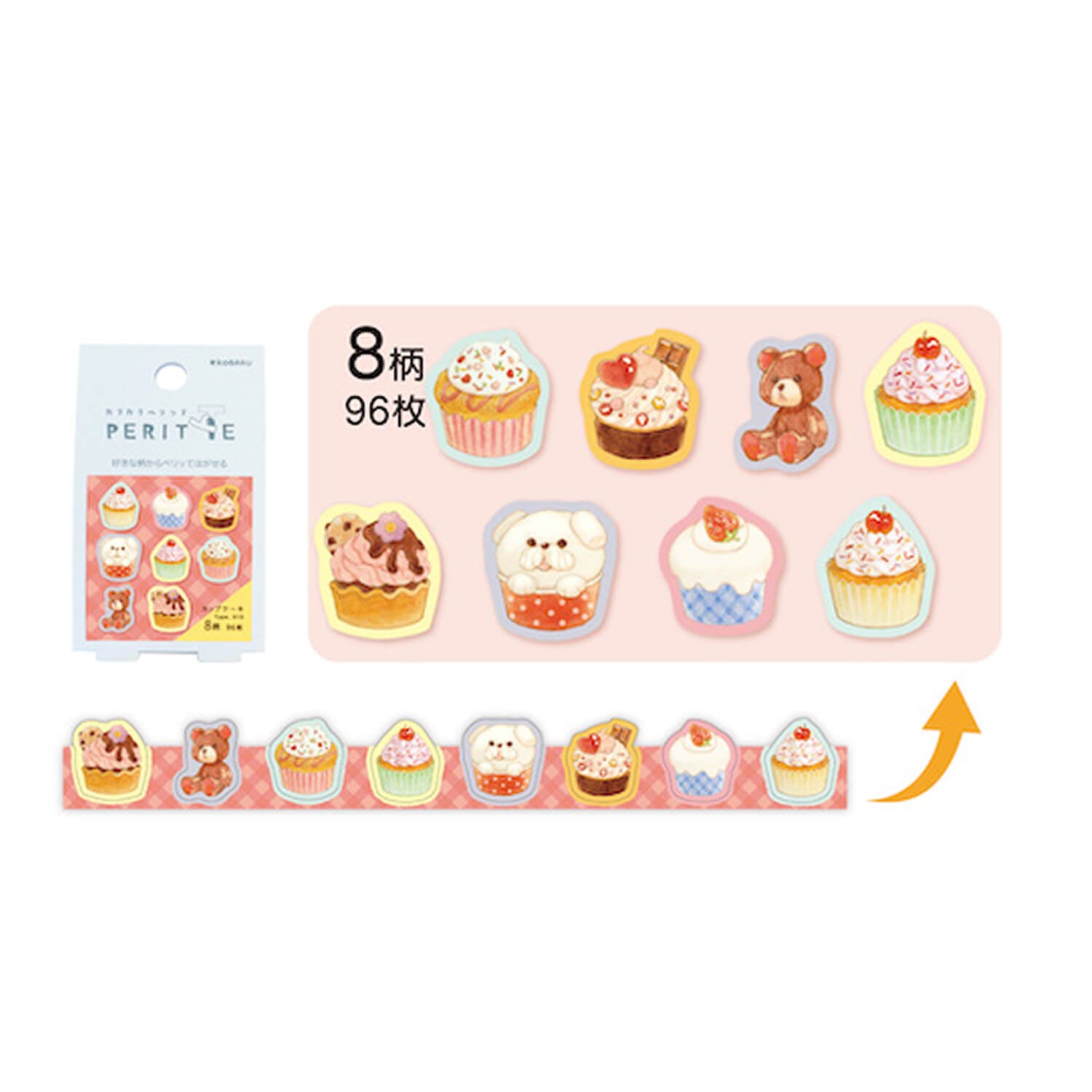 Kobaru Kara Kara Peritte Sticker Roll