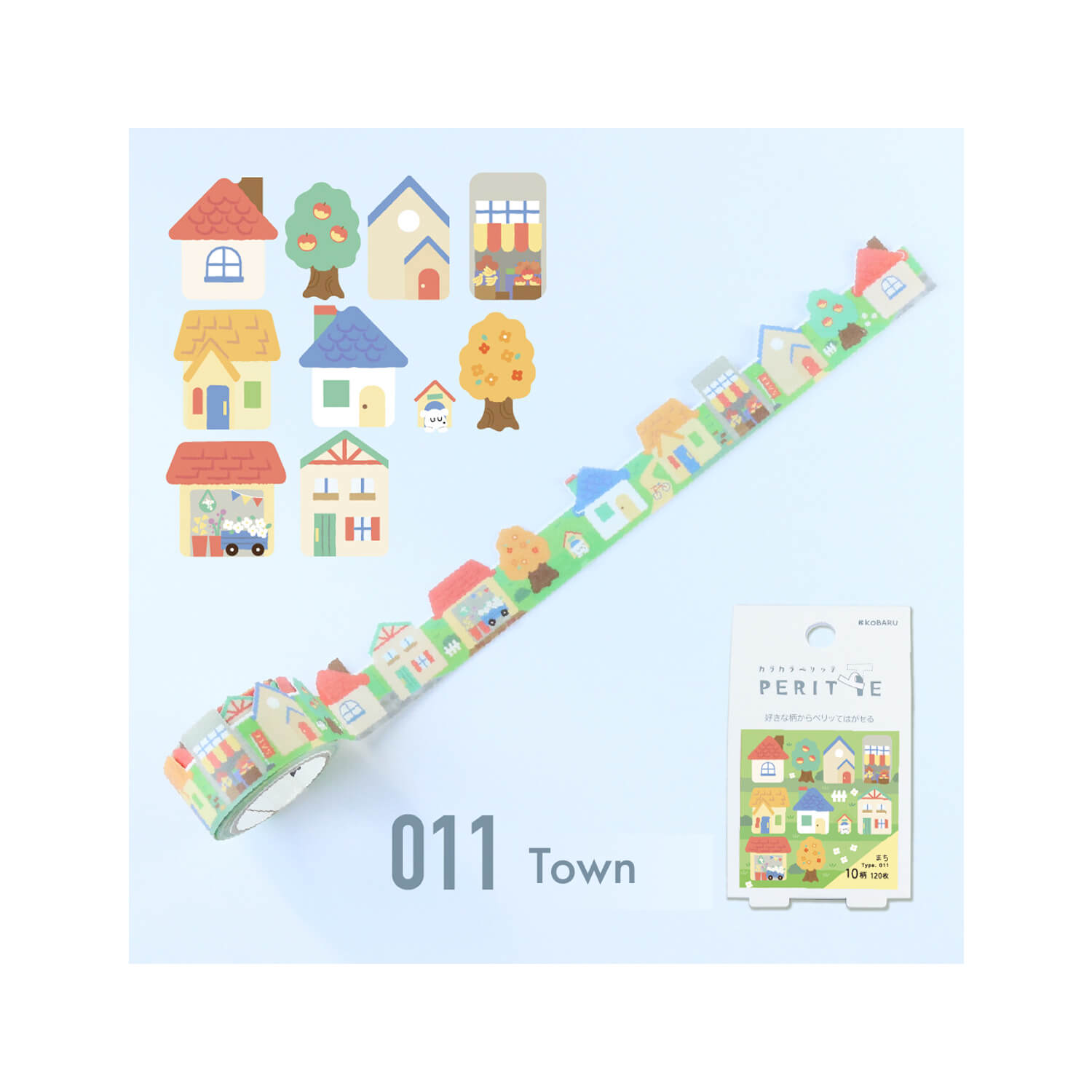 Kobaru Kara Kara Peritte Sticker Roll