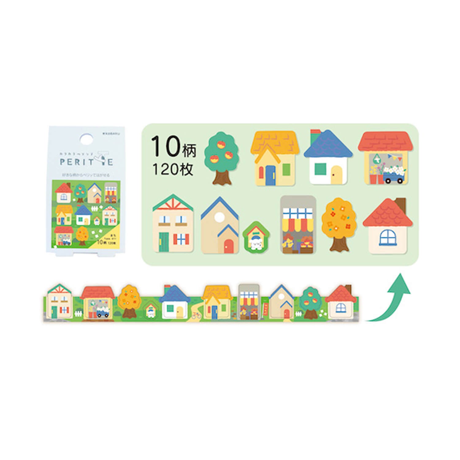 Kobaru Kara Kara Peritte Sticker Roll