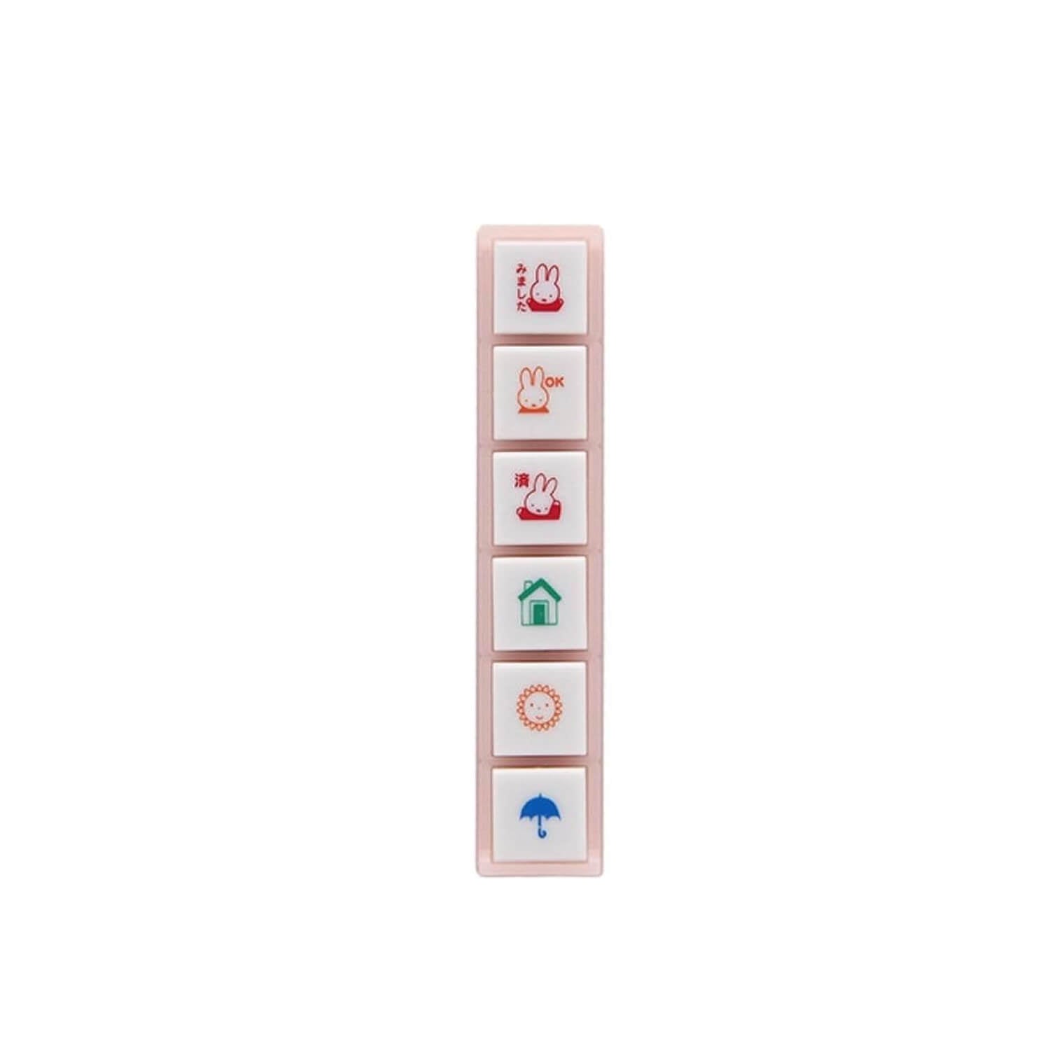 Kodomo No Kao x Miffy Pochitto Pick 6 Push Button Stamp