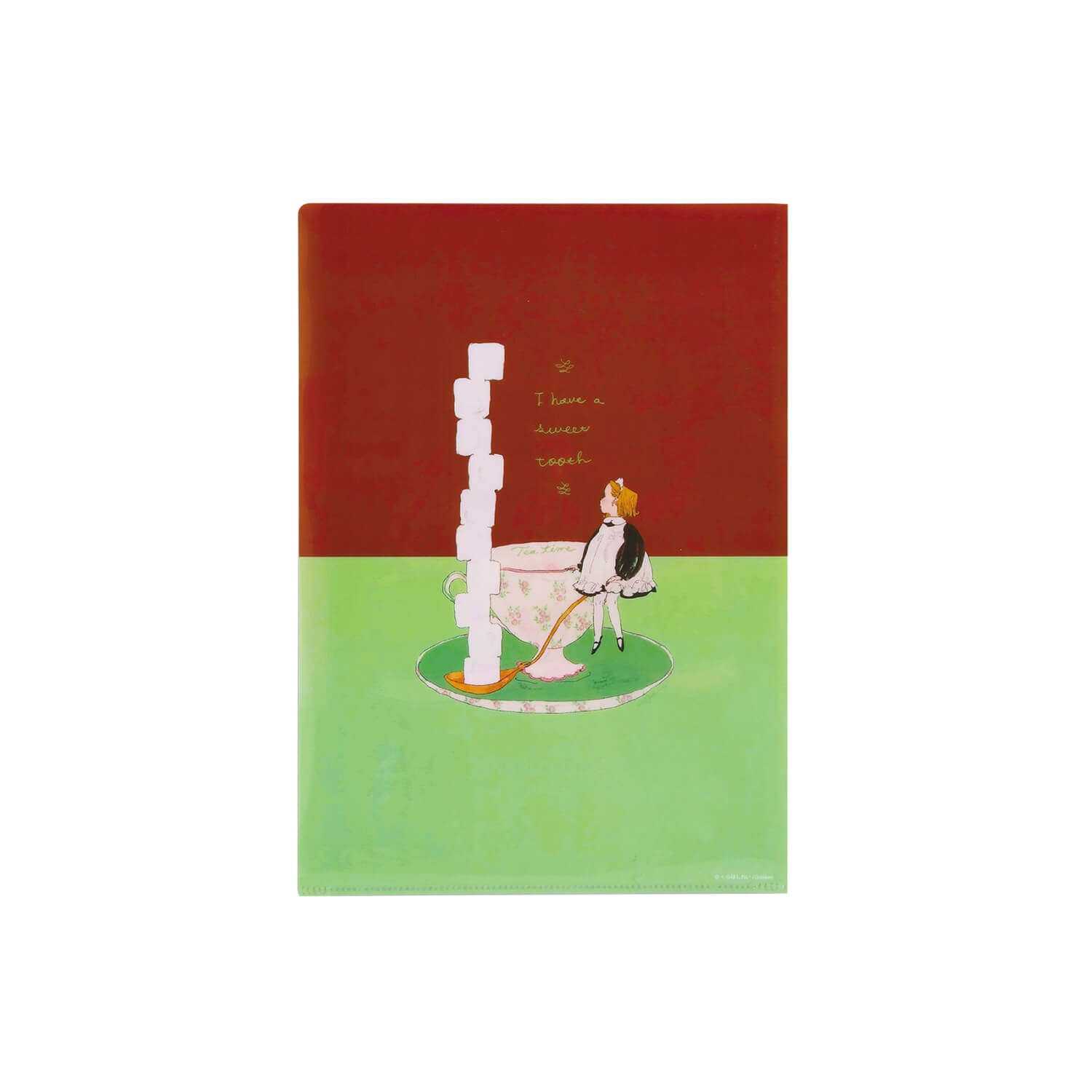 Kurahashi Rei 3-Pocket A4 Clear File – Cookie