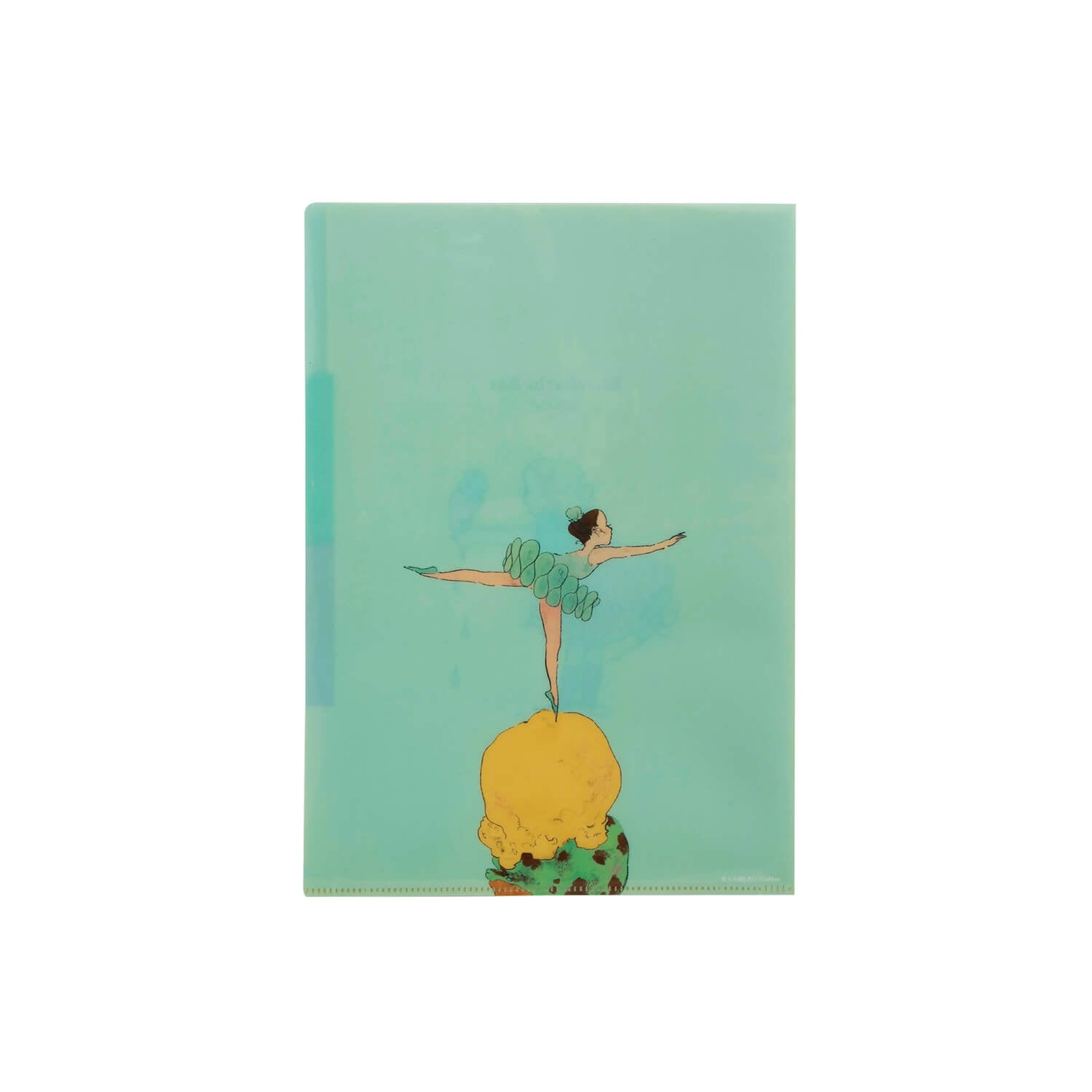 Kurahashi Rei 3-Pocket A4 Clear File – Ice Cream