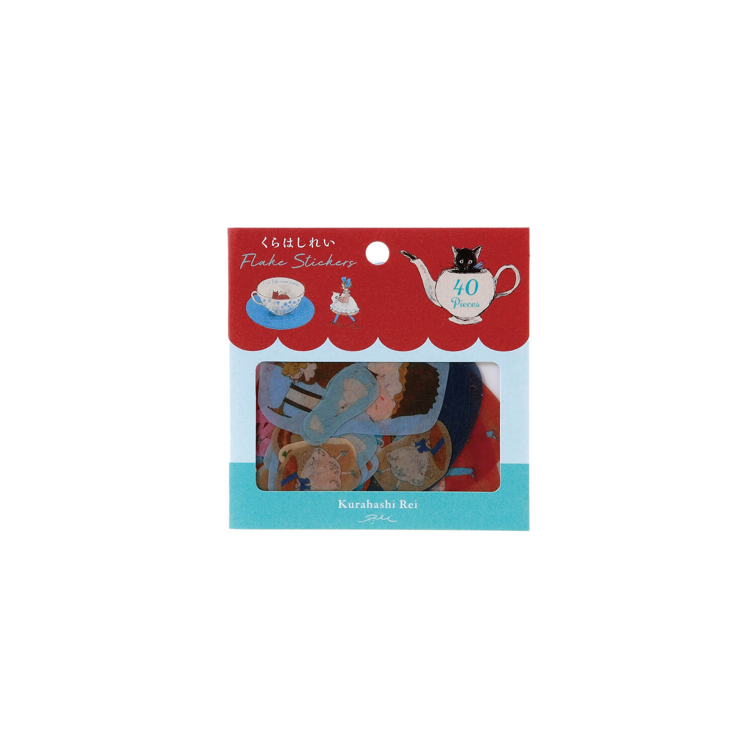 Kurahashi Rei Flake Stickers – Brown