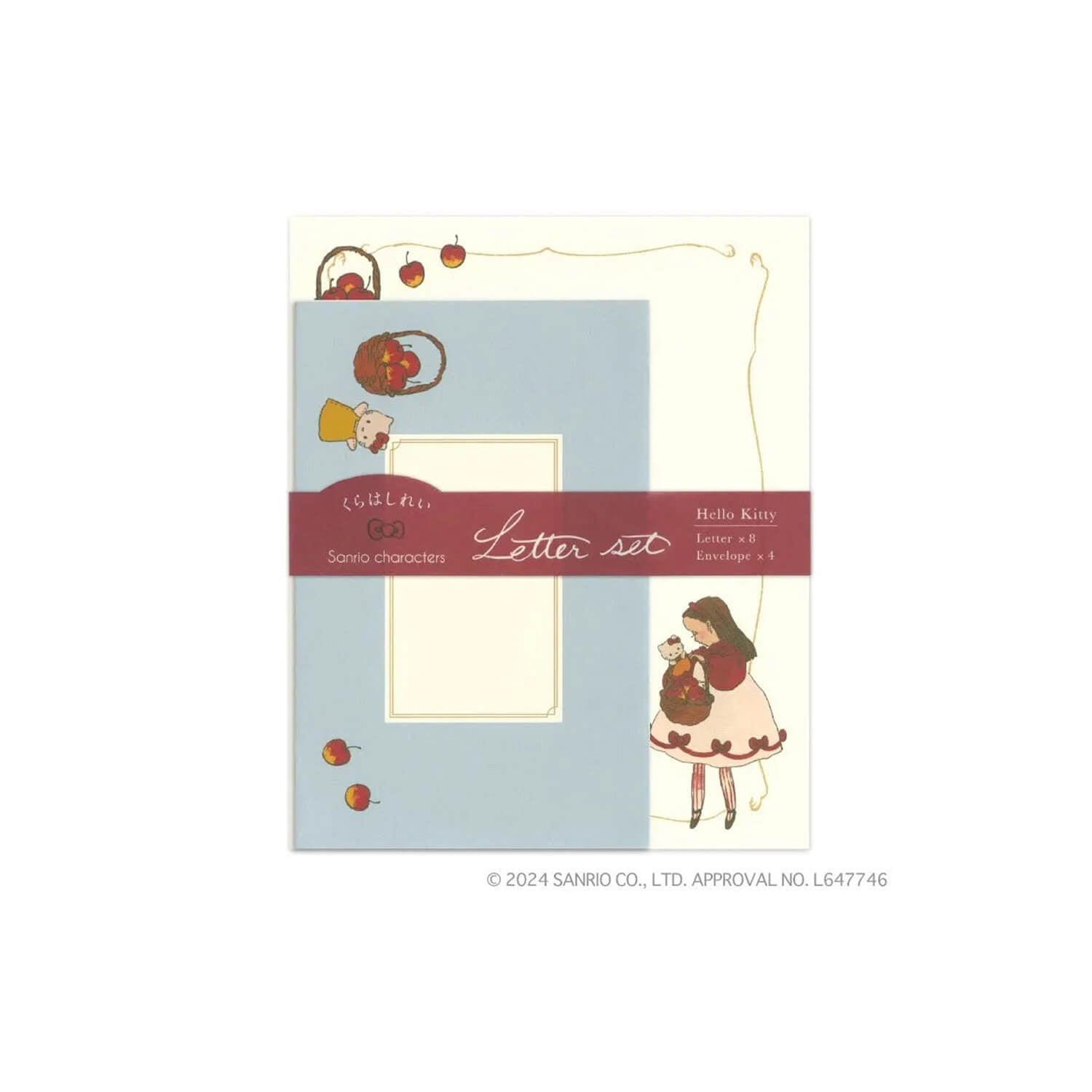 Kurahashi Rei Letter Set – Hello Kitty (Apple)