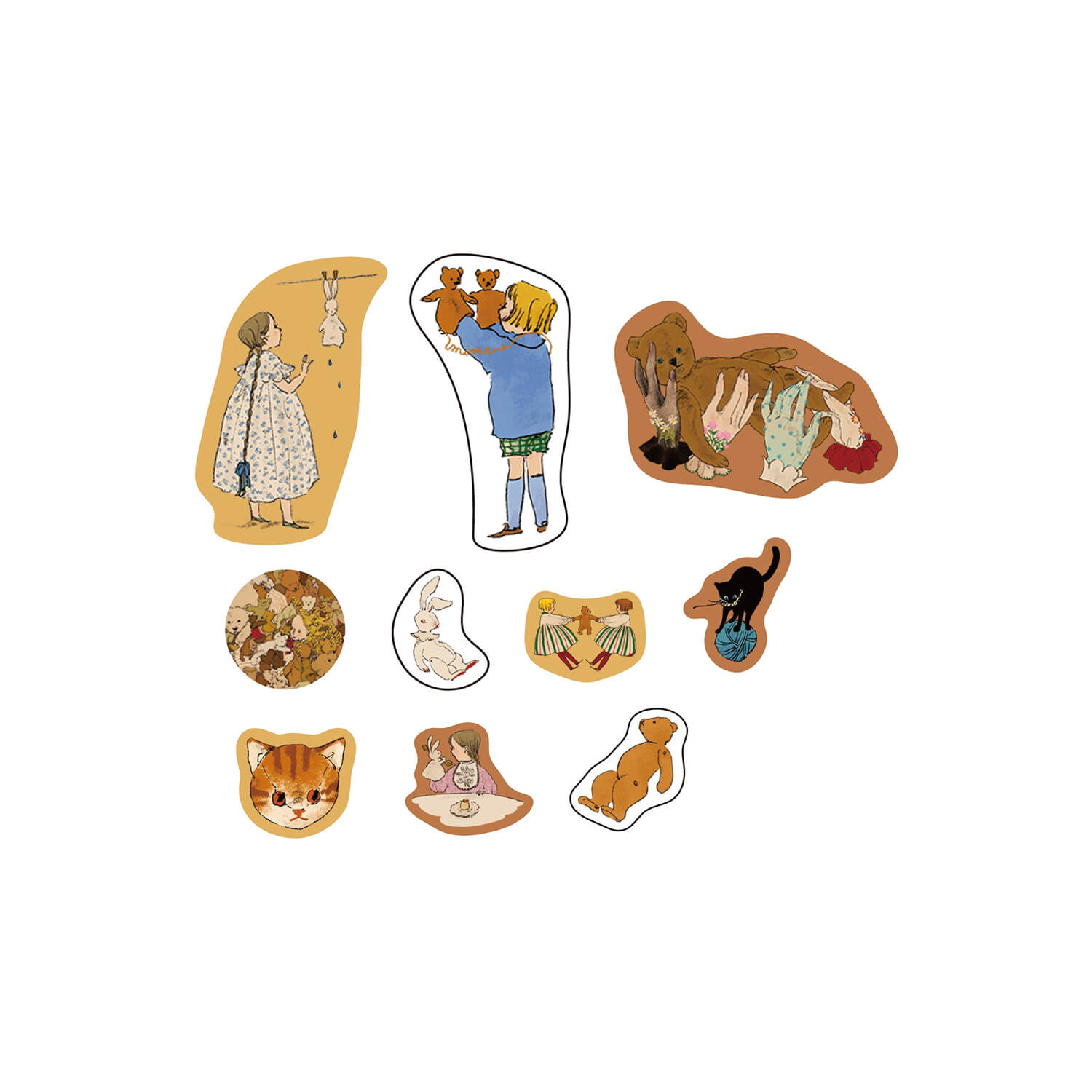 Kurahashi Rei Matchbox Flake Stickers – Bear