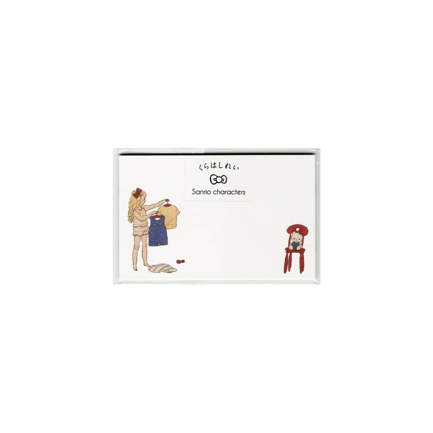 Kurahashi Rei Mini Message Cards – Hello Kitty (Outfit)