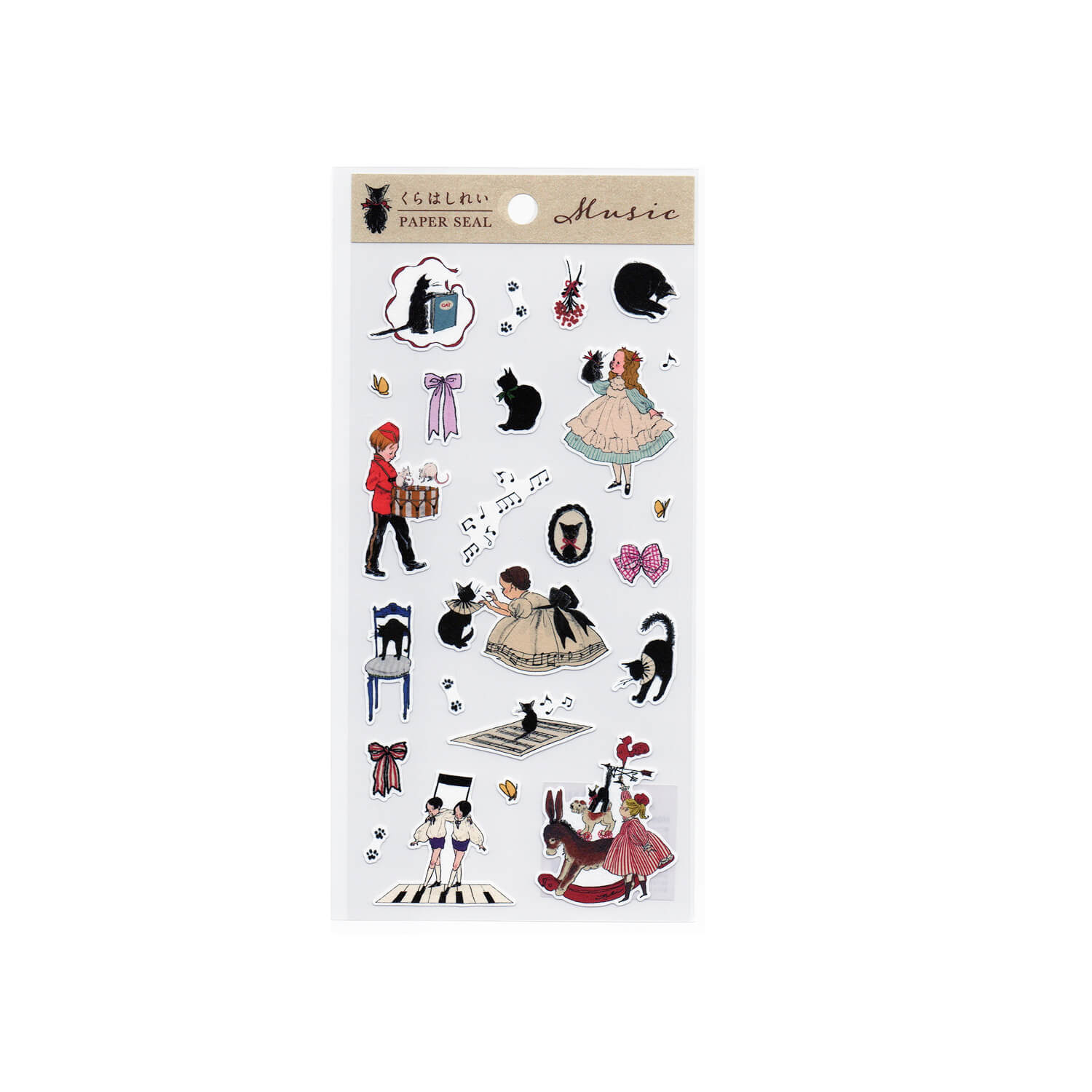 Kurahashi Rei Paper Sticker Sheet – Music Party