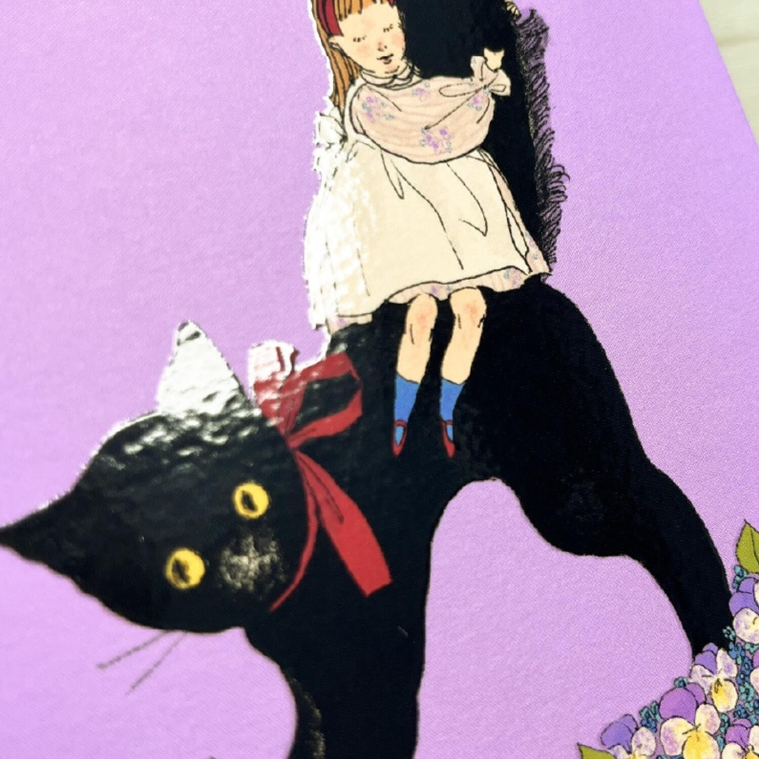 Kurahashi Rei Premium Postcard – Black Cat | All Stationery | Nagi