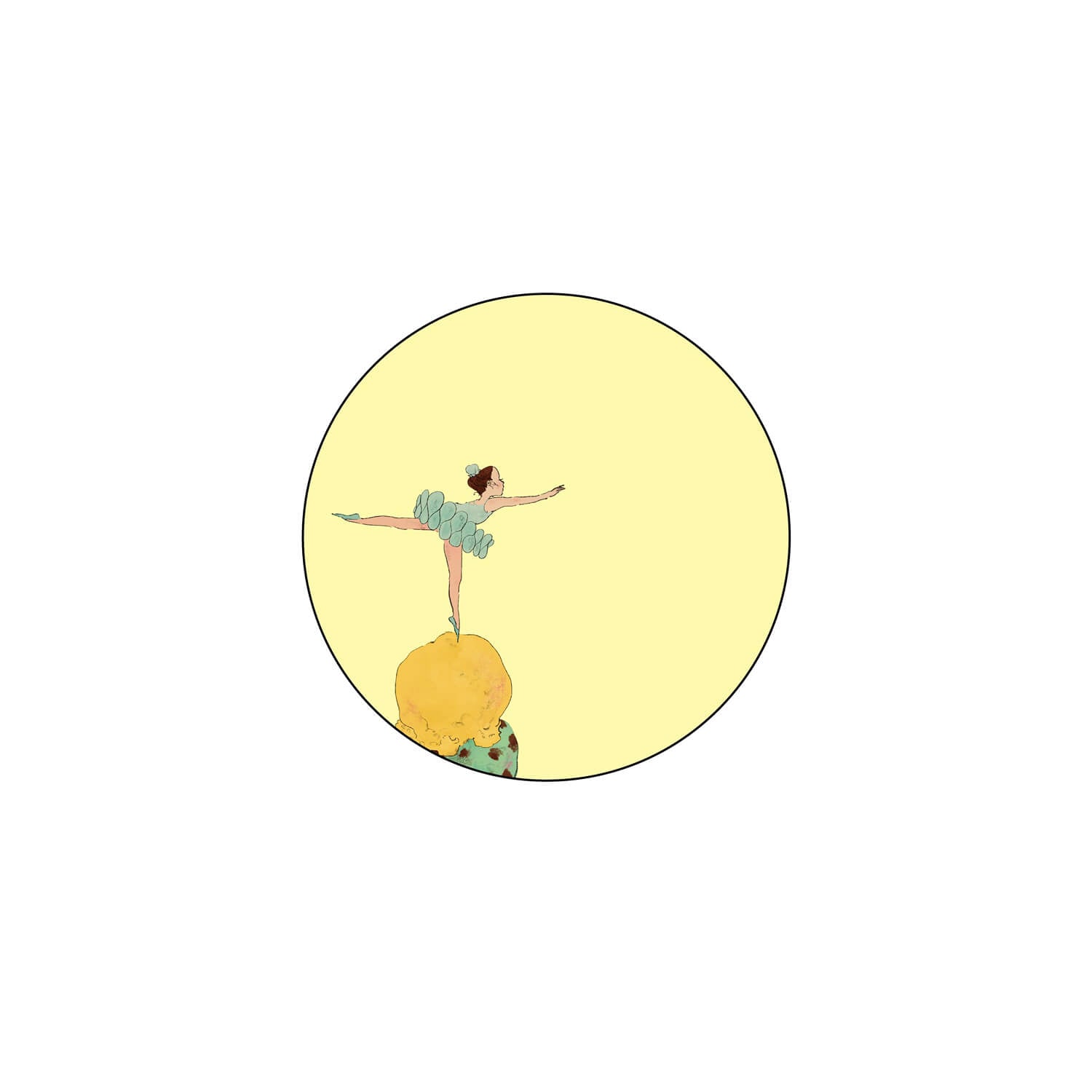 Kurahashi Rei Tin Memo Pad - Yellow