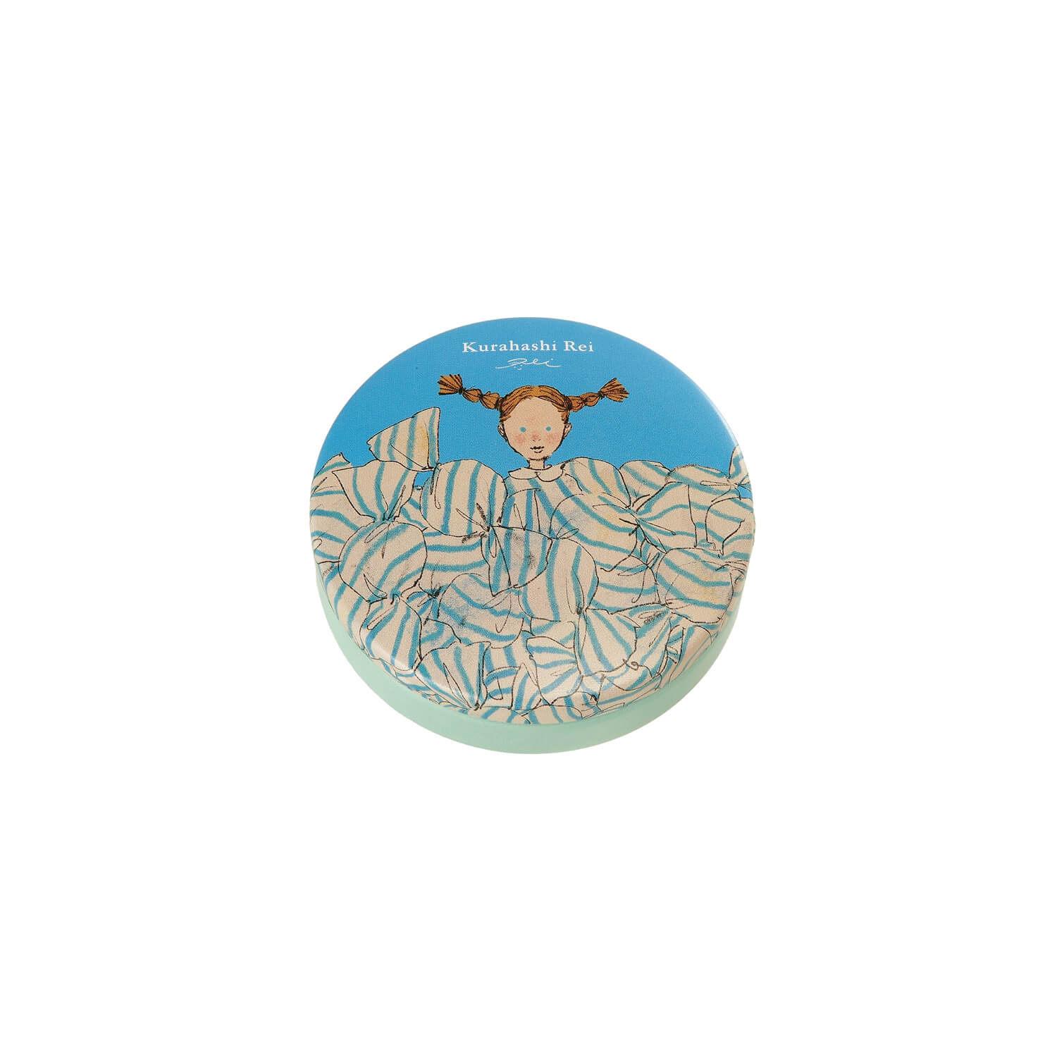 Kurahashi Rei Tin Memo Pad – Blue
