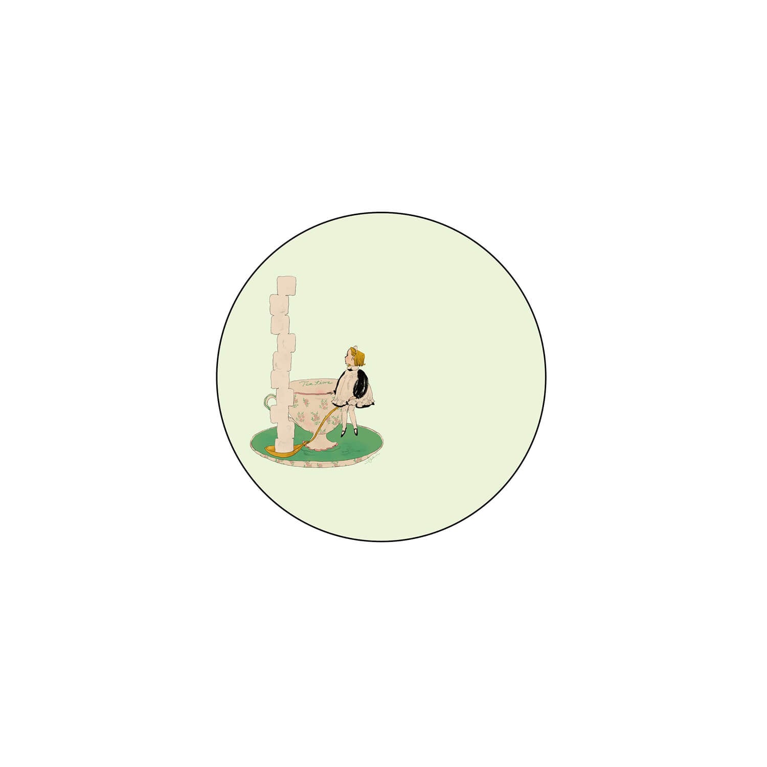 Kurahashi Rei Tin Memo Pad – Green