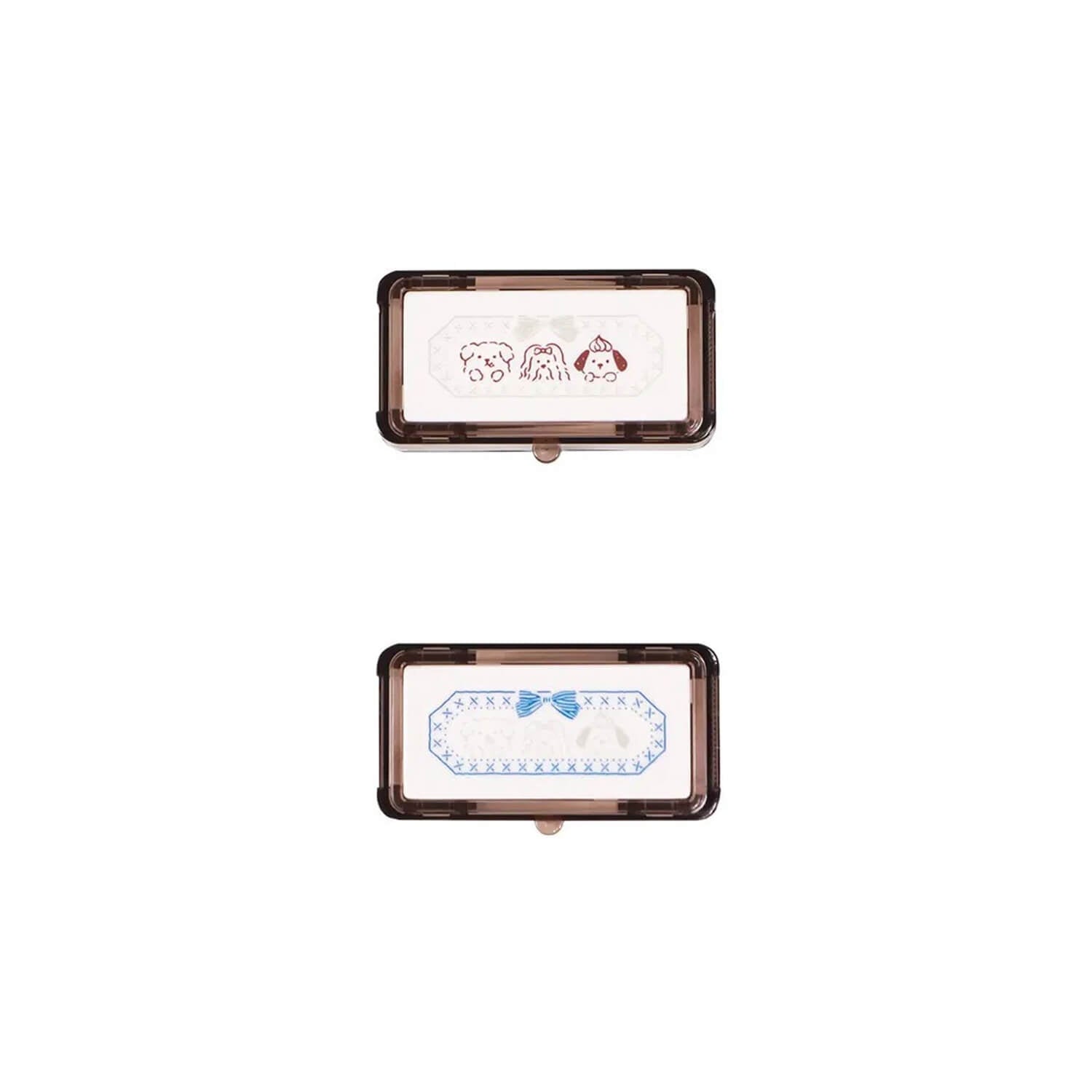 Kutsuwa Hancoco Deco Stamp - Peek-a-Boo Dog