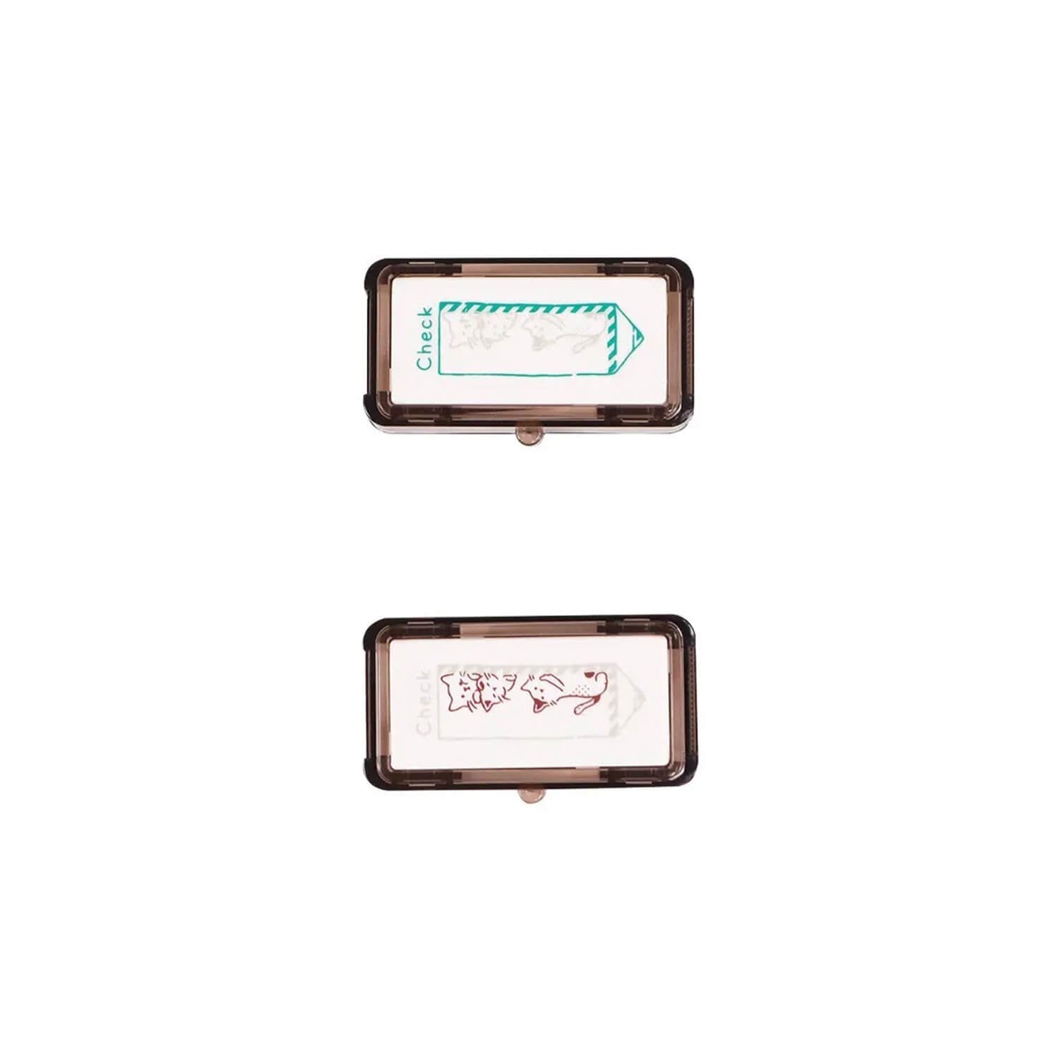 Kutsuwa Hancoco Deco Stamp - Sneak-Peek Cat