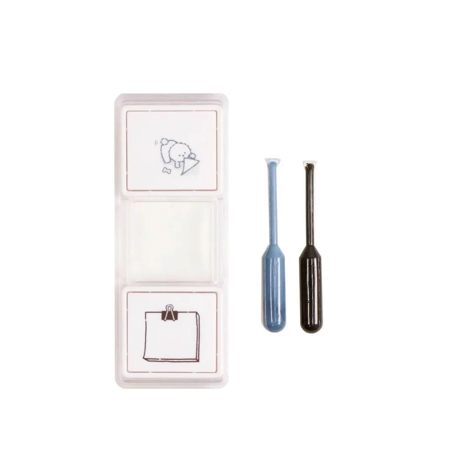 Kutsuwa Hancoco Slide Stamp - Flipping Dog
