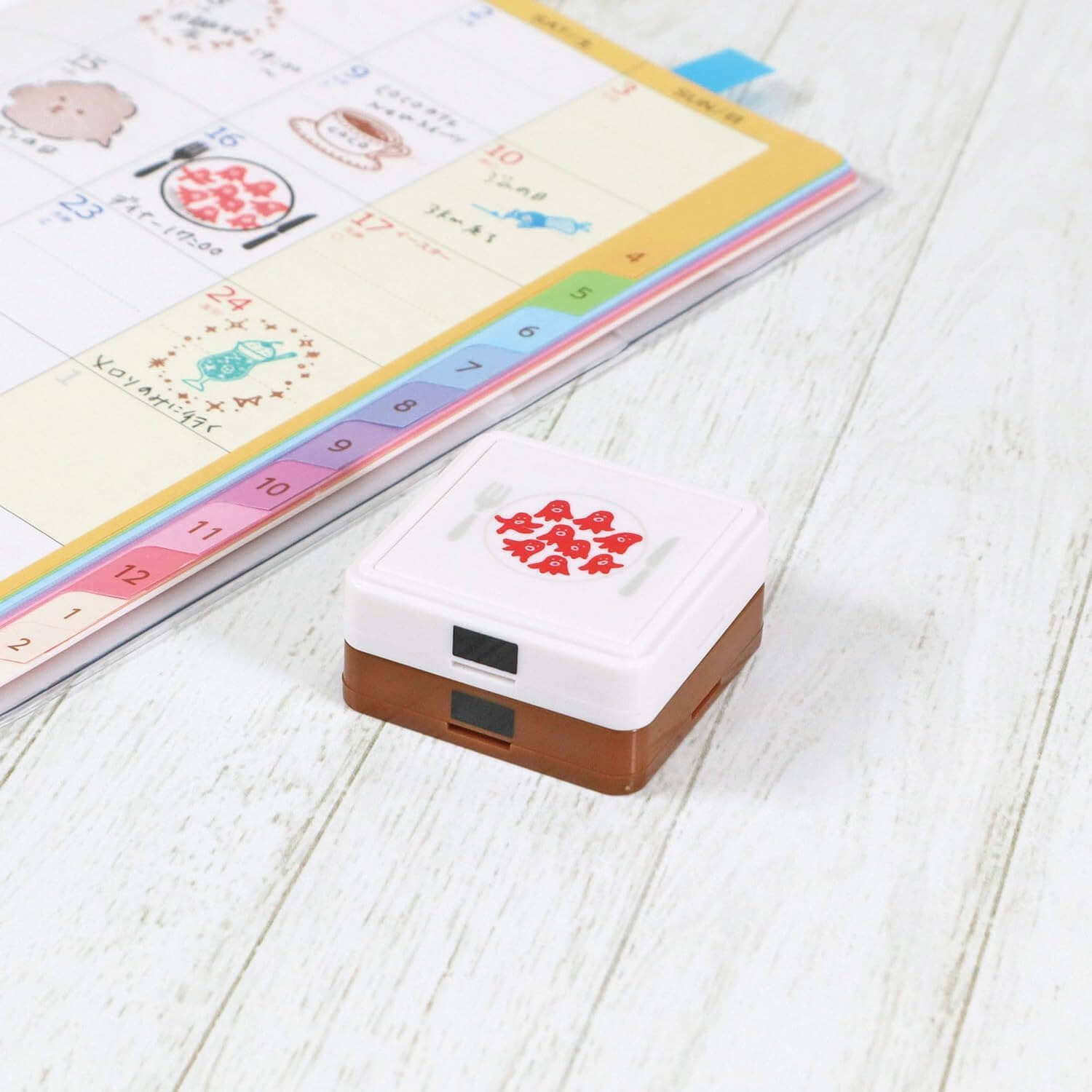 Kutsuwa Hanko Slide Stamp - Sausage