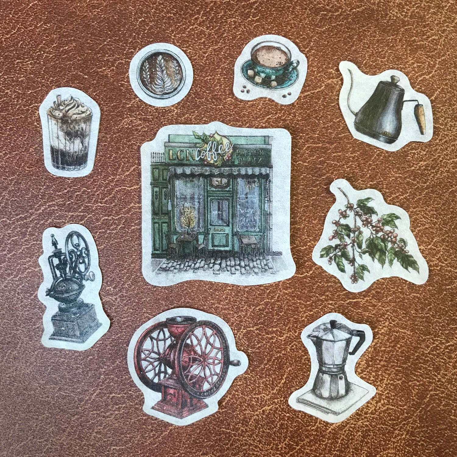 LCN Flake Stickers – Coffee Shop