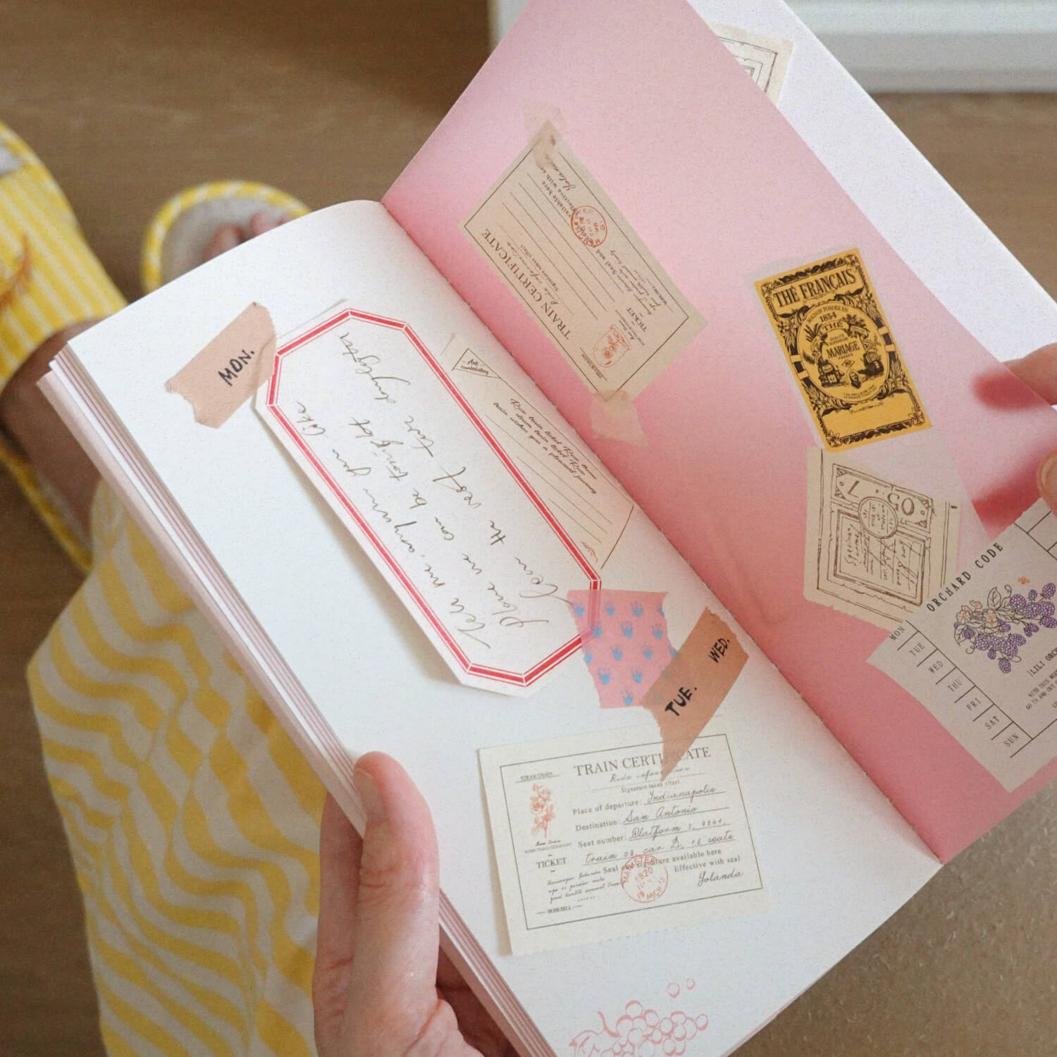 Square Studio Leisure Days Traveler's Notebook Inserts - Sweet Afternoon