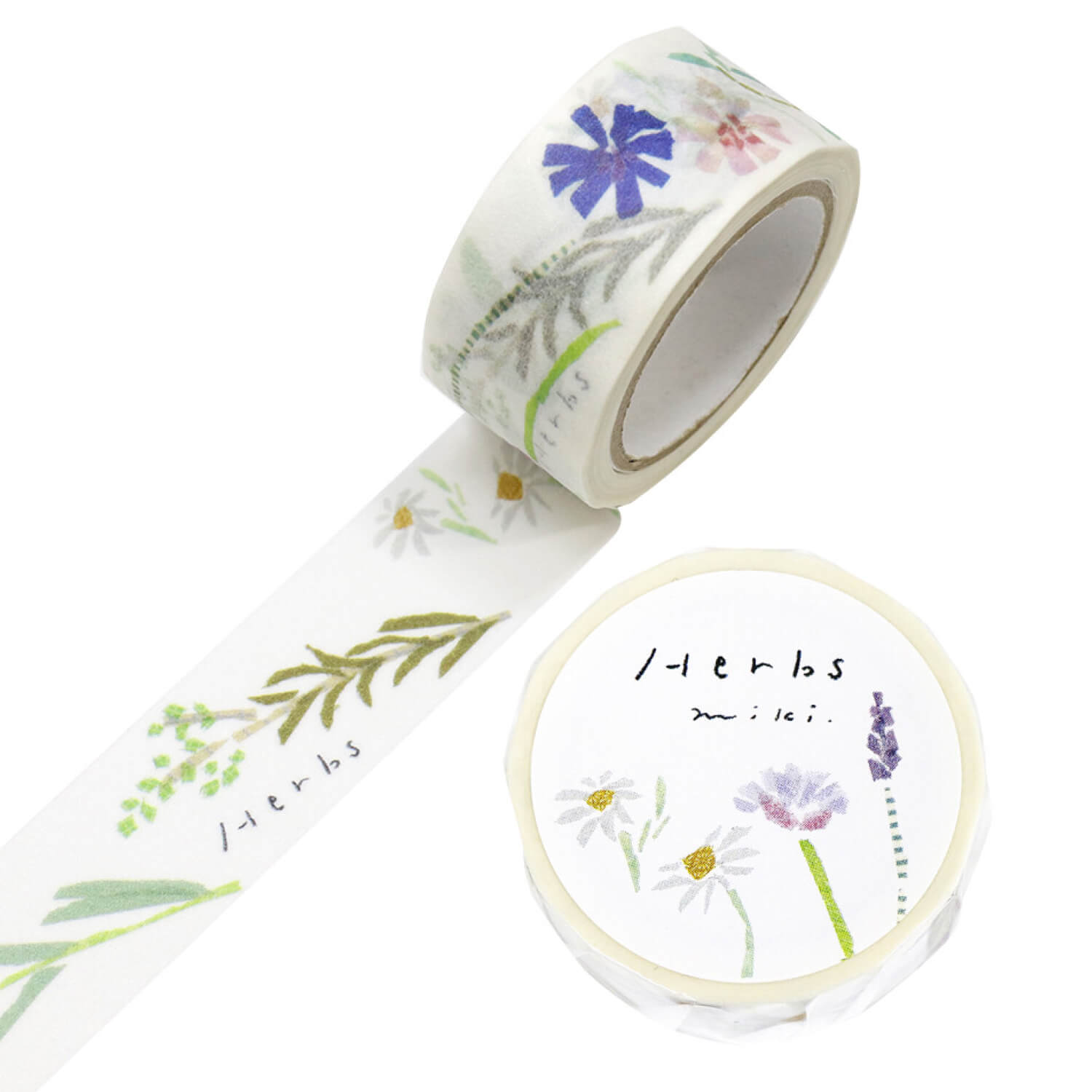 (Limited Edition) Miki Tamura Washi Tape - Herbs