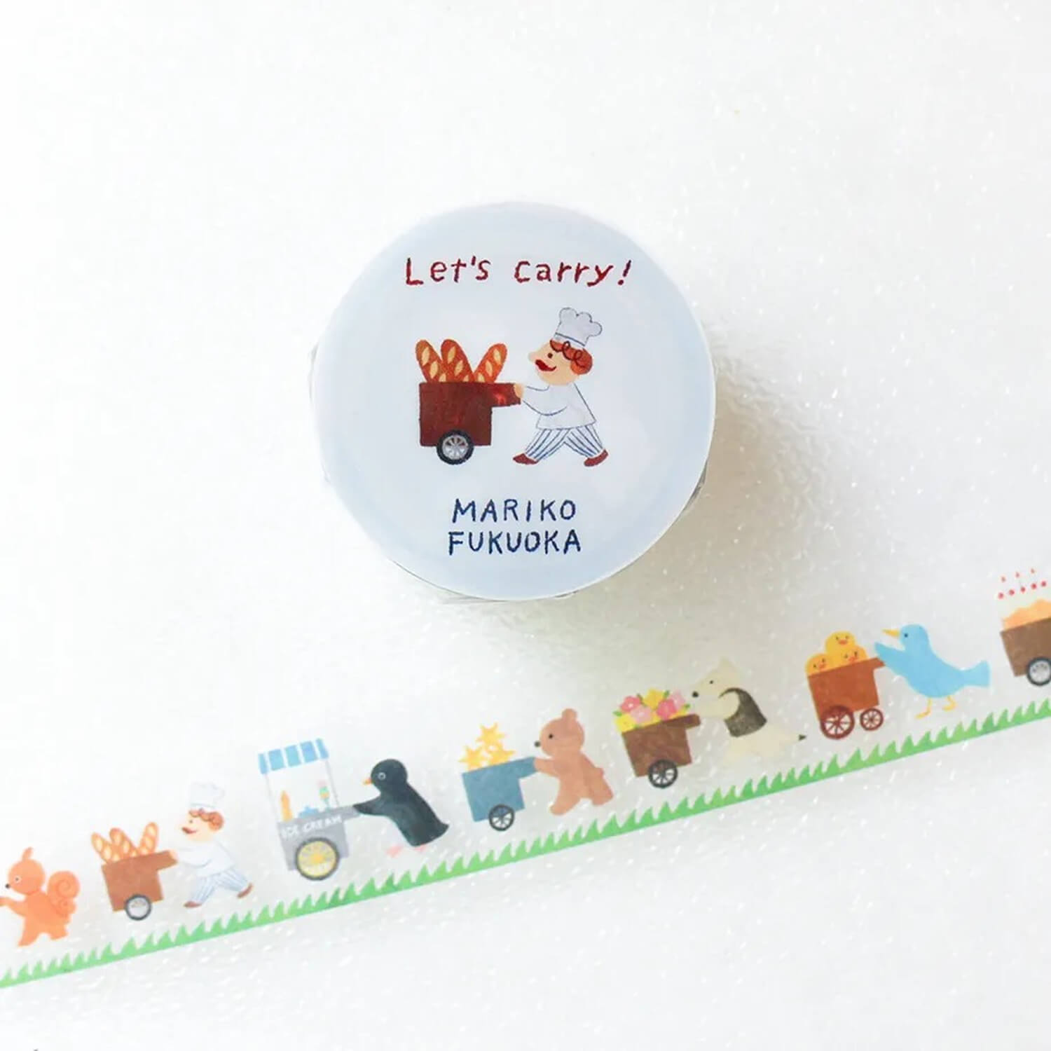 Mariko Fukuoka Clear Masking Tape – Let’s carry!