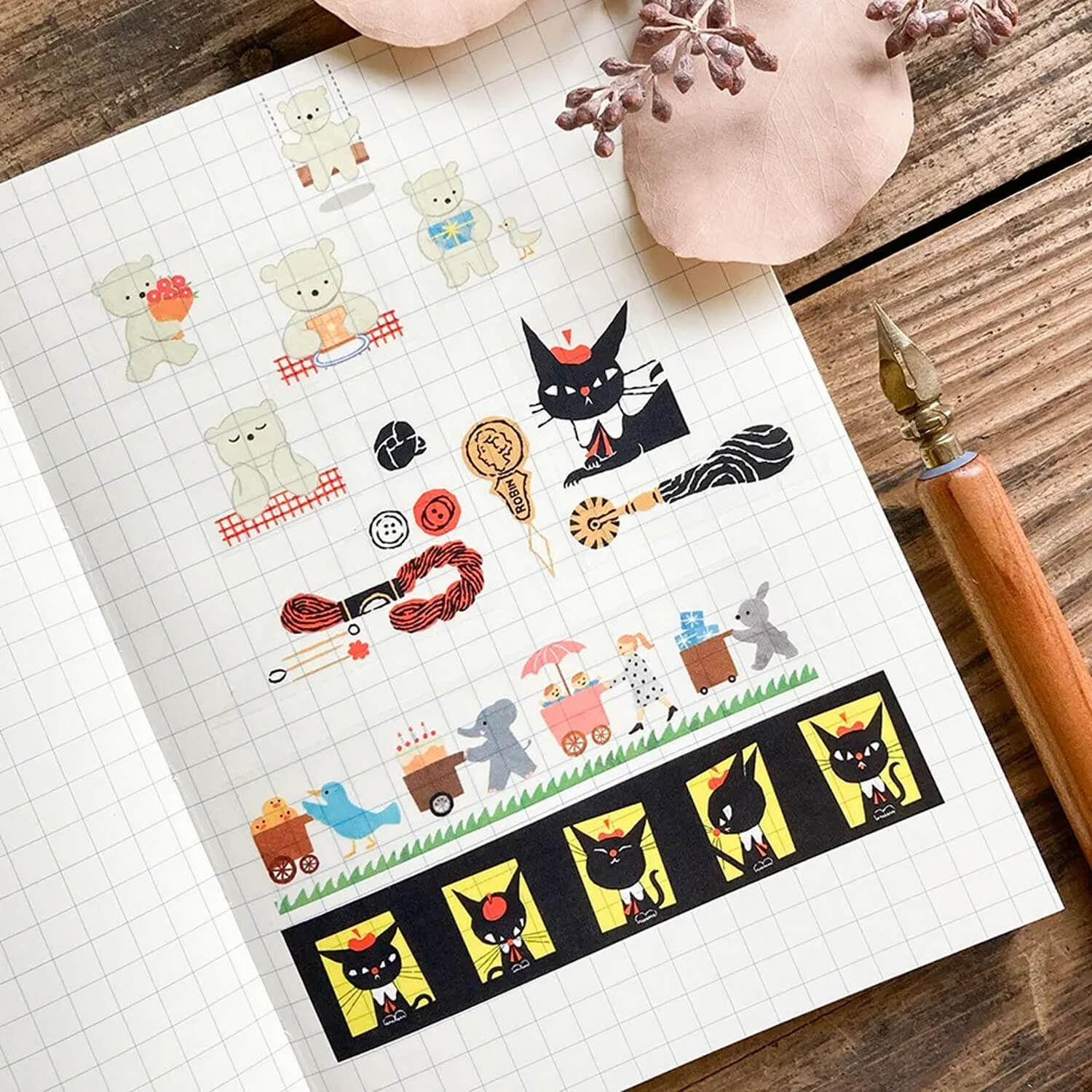 Mariko Fukuoka Clear Masking Tape – One day