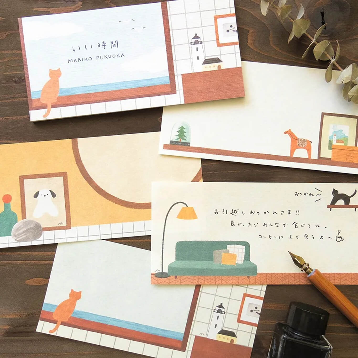 Mariko Fukuoka Letter Pad – Good Times