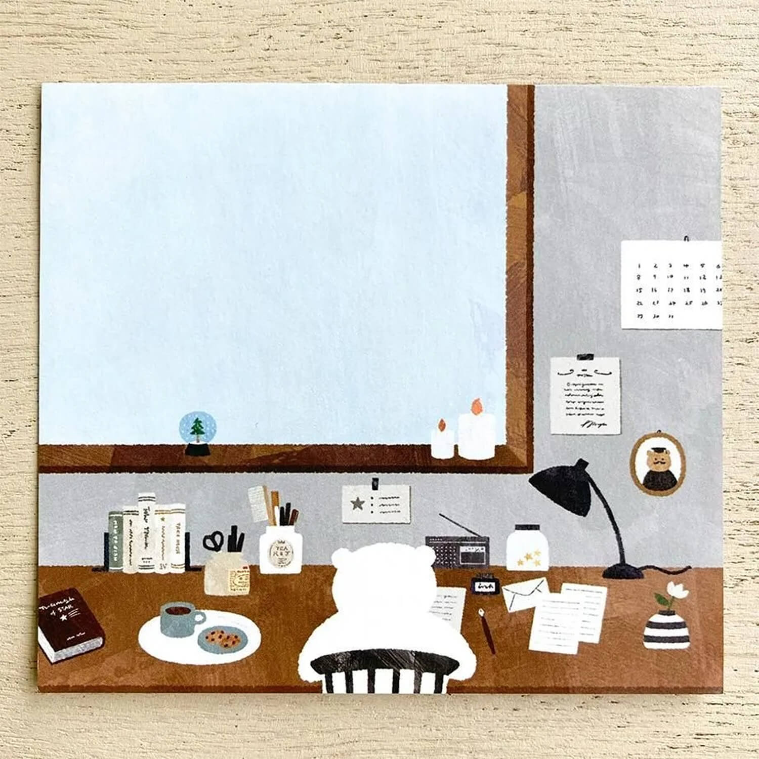 Mariko Fukuoka Memo Block - Hoshi Kuma