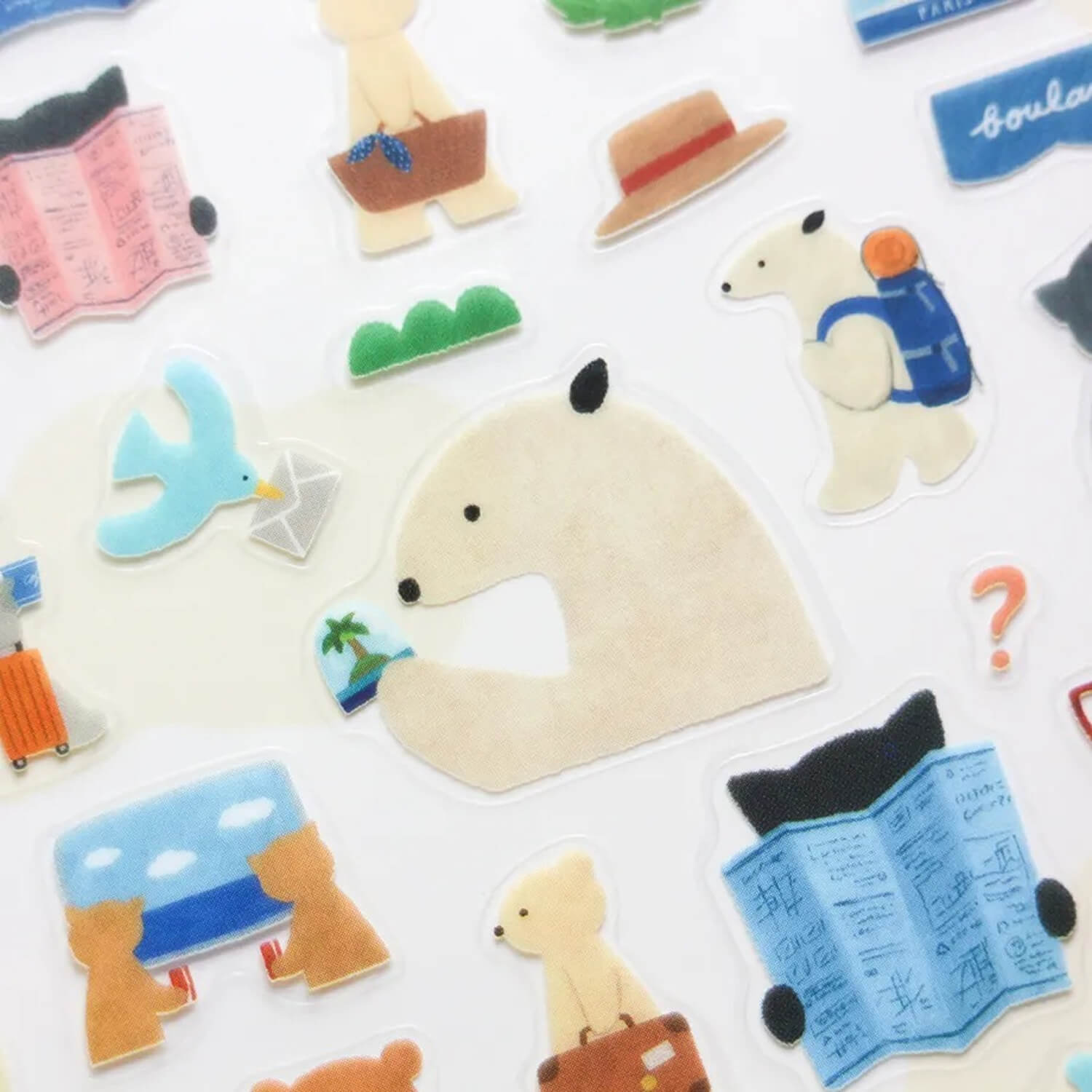 Mariko Fukuoka Sticker Sheet – Let’s Travel