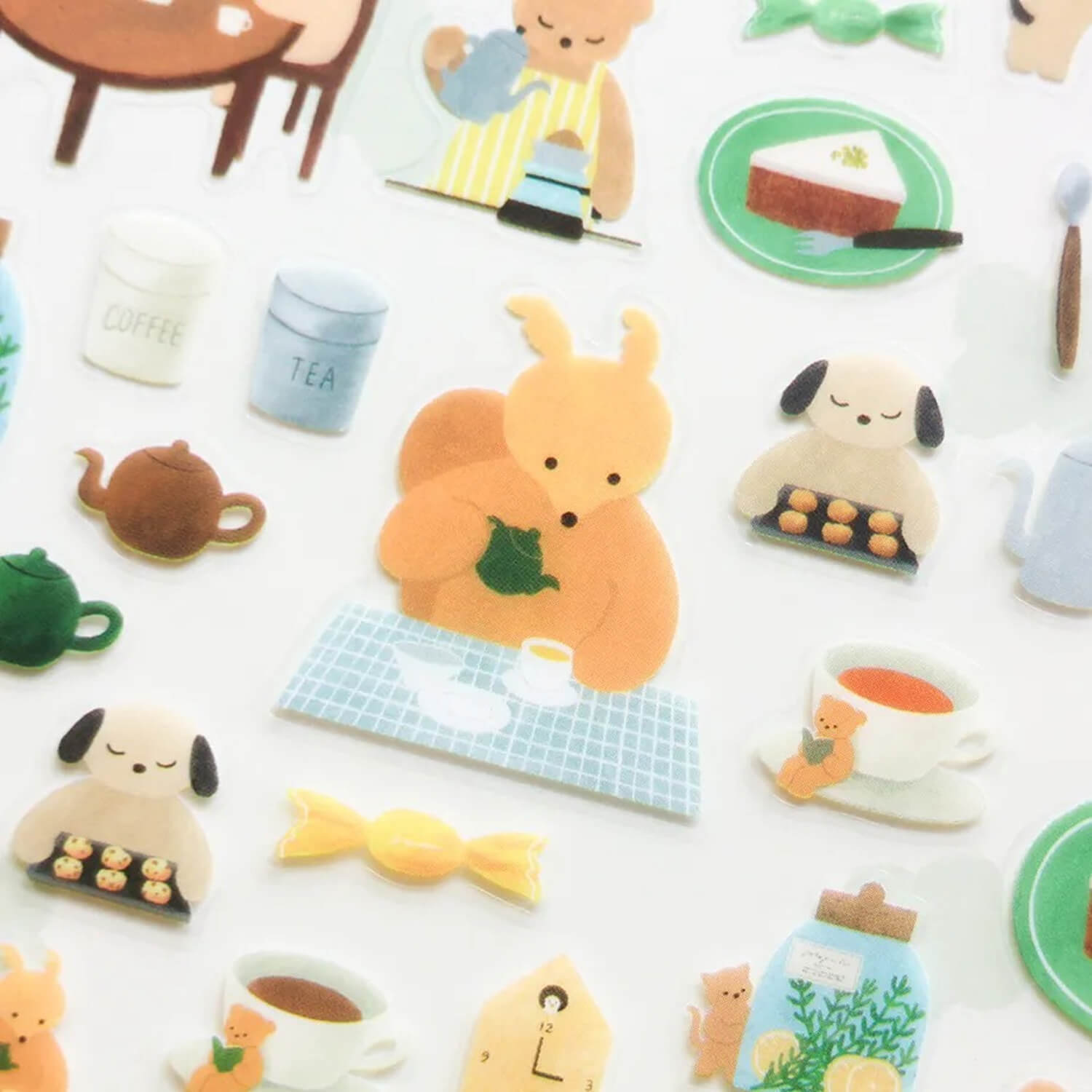 Mariko Fukuoka Sticker Sheet – Tea Time