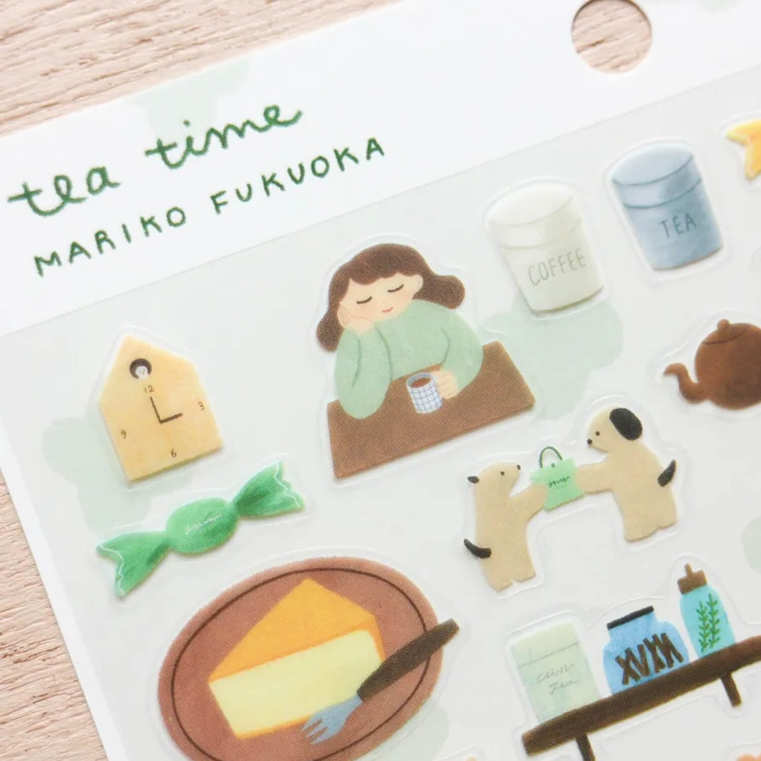 Mariko Fukuoka Sticker Sheet – Tea Time