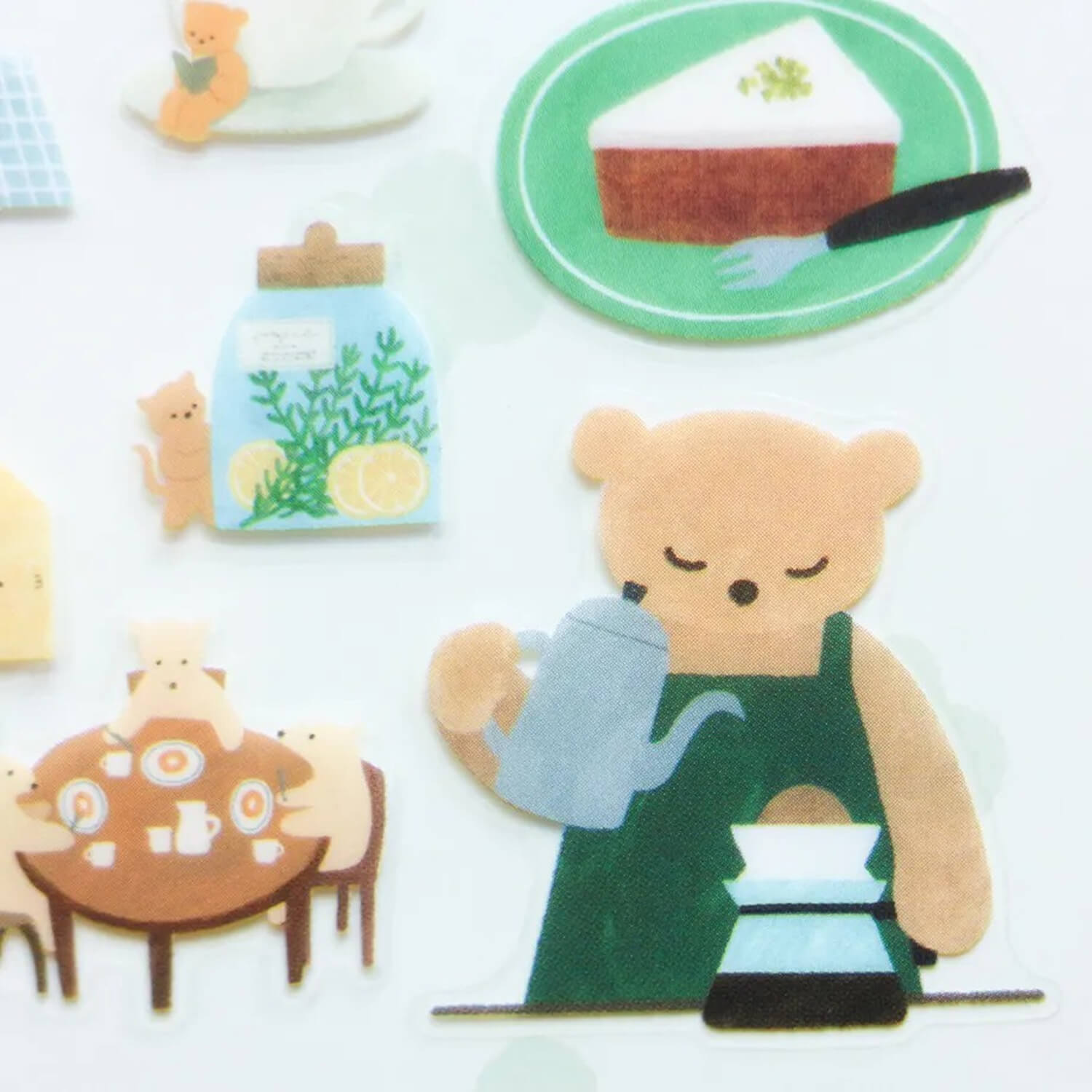 Mariko Fukuoka Sticker Sheet – Tea Time