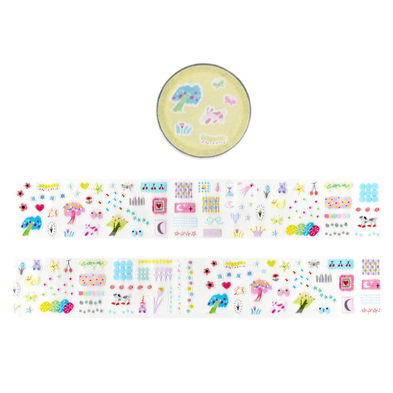 Meow Kiss-Cut PET Tape – Spring Story