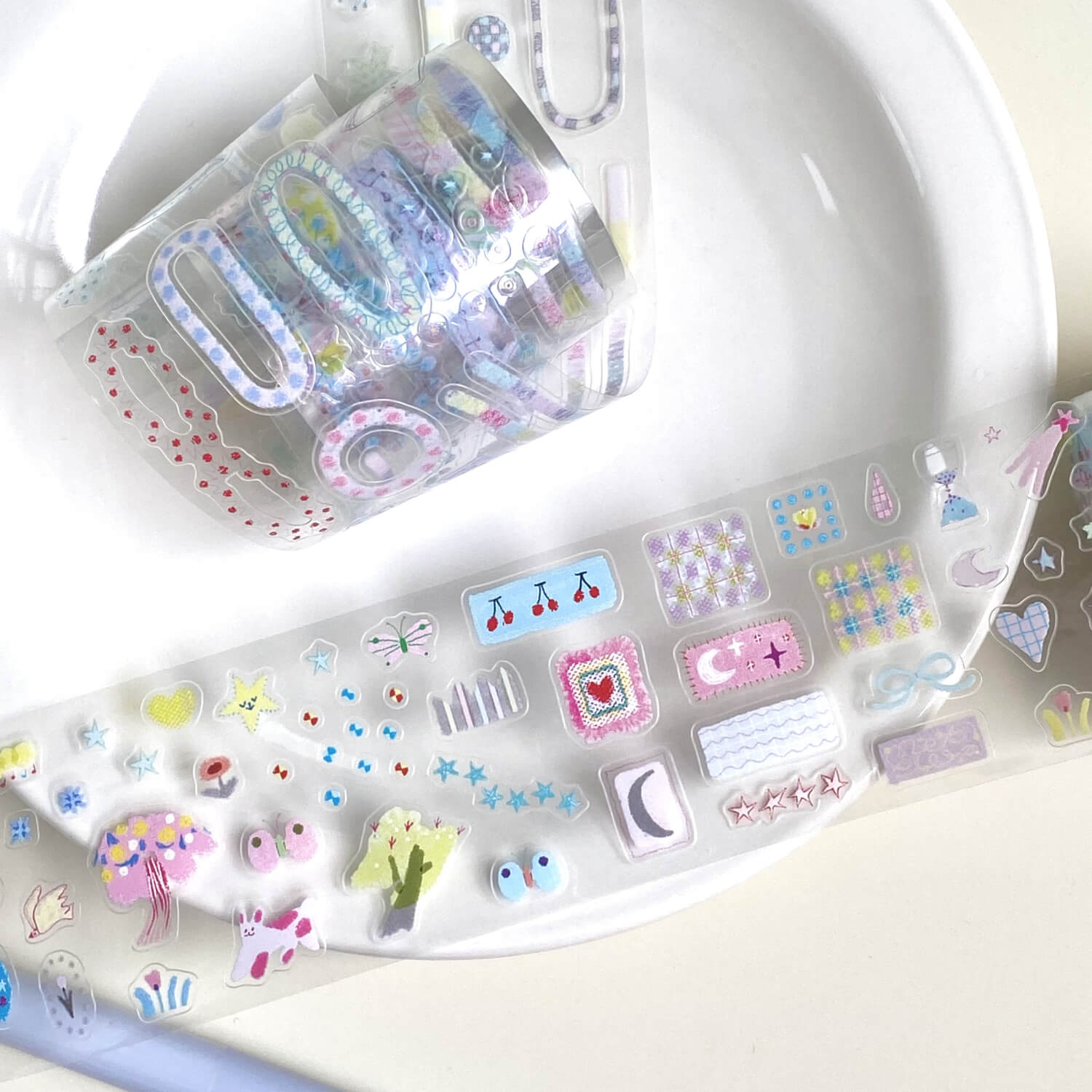 Meow Kiss-Cut PET Tape – Spring Story