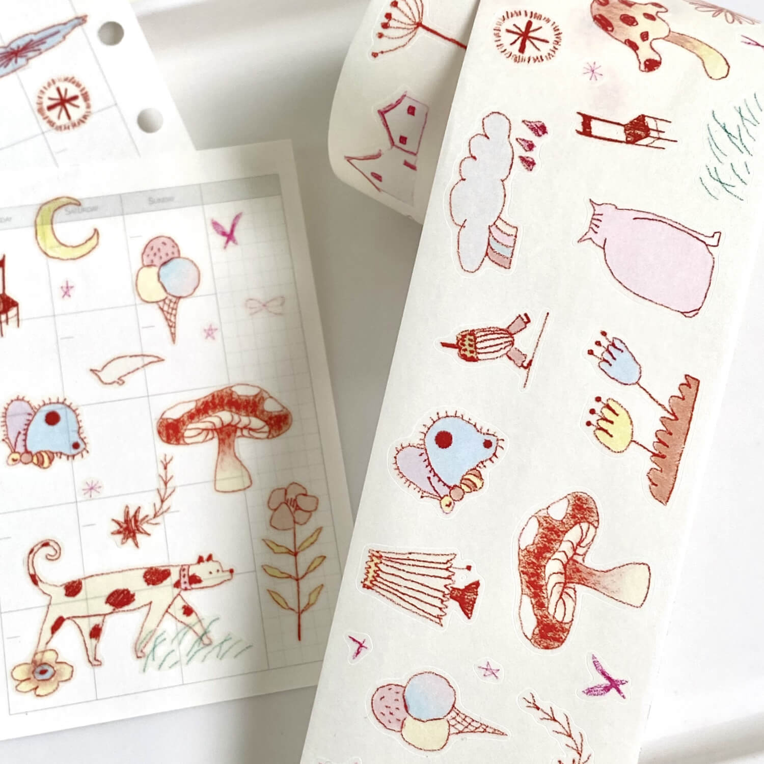 Meow Kiss-Cut Washi Tape – Fairy Tale