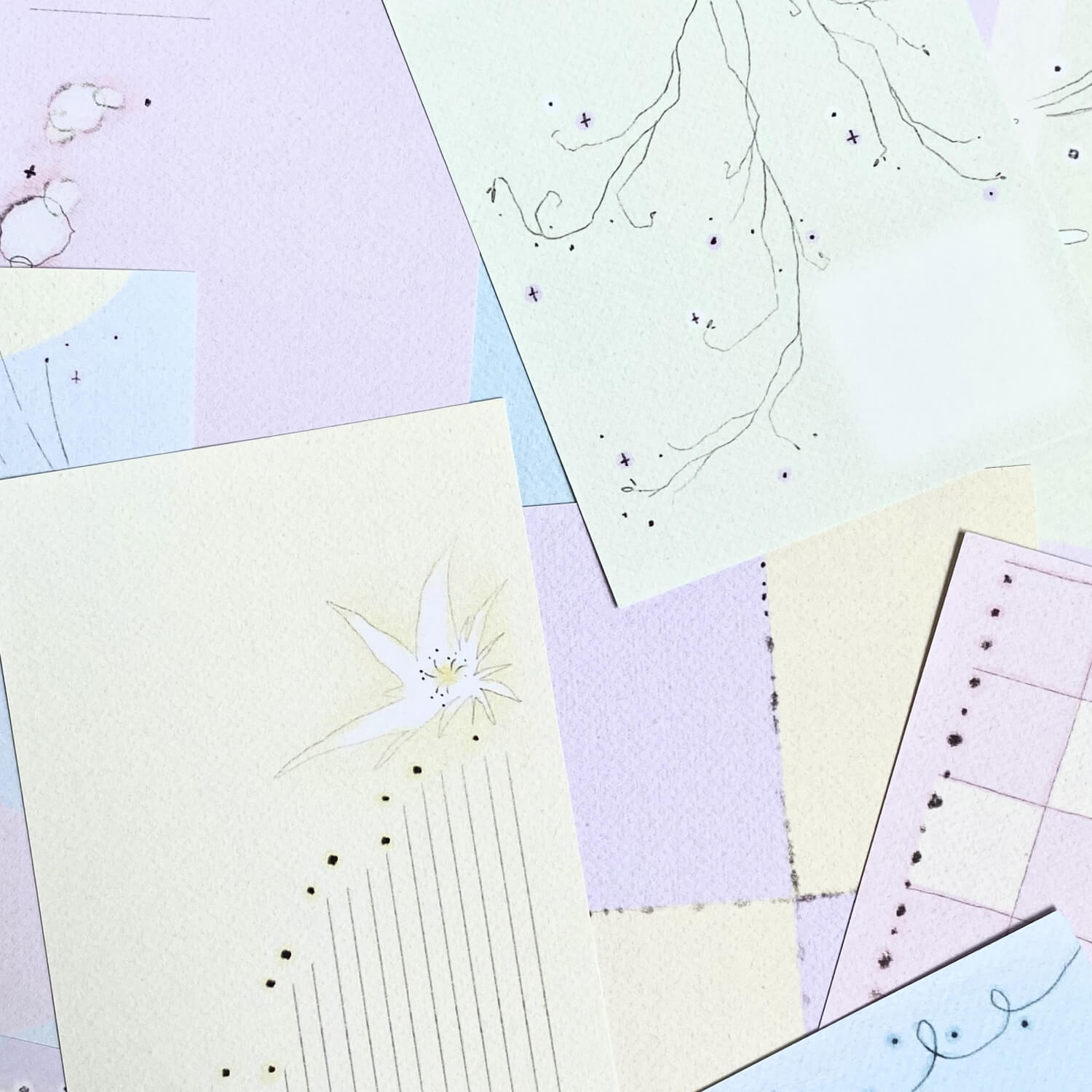 Meow Memo Sheet – Pastel Collection (40 Sheets)