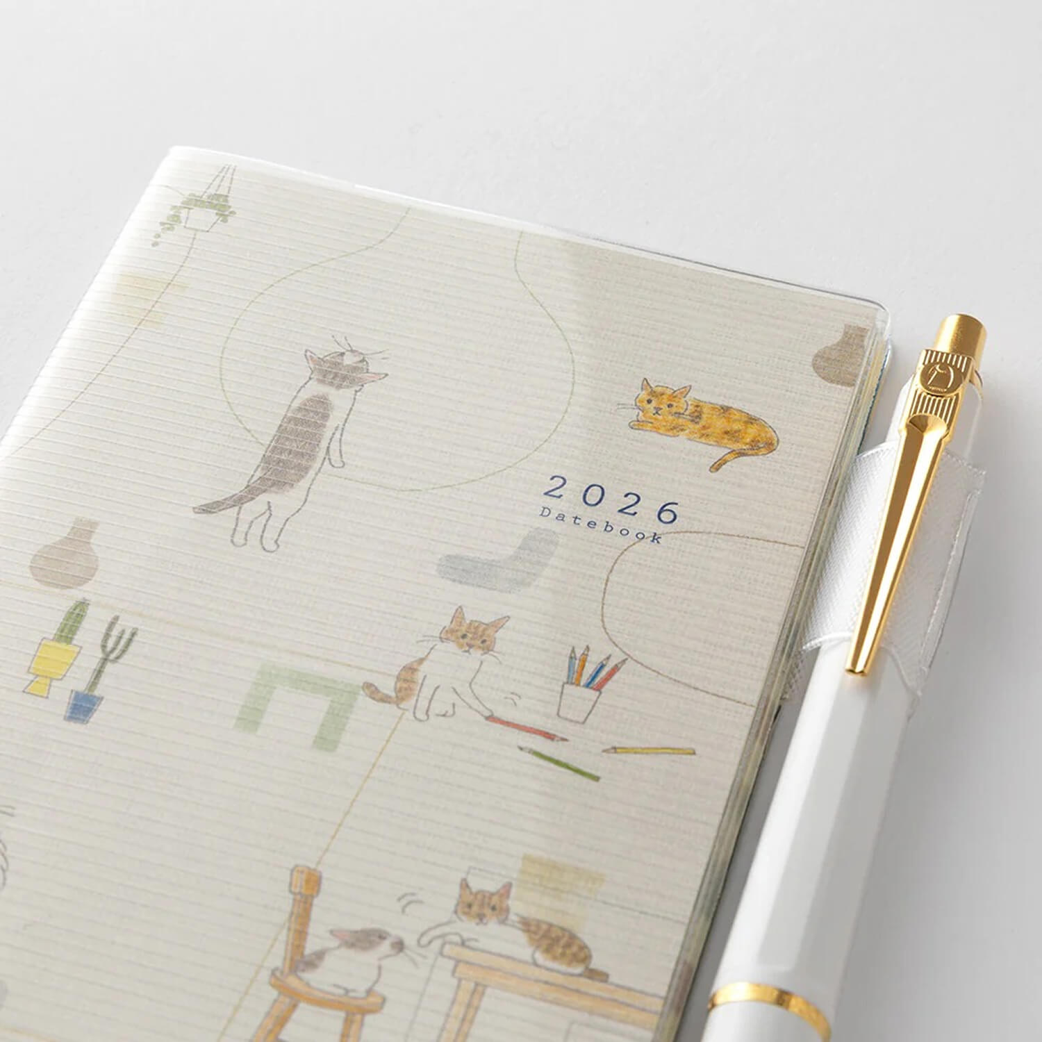 Midori 2026 Pocket Diary B7 Mini - Cats