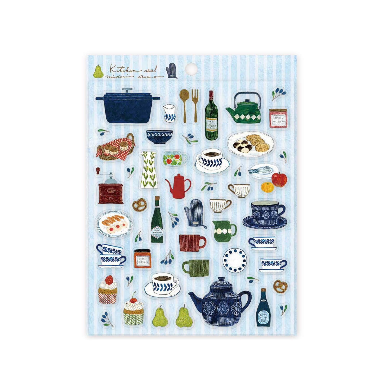 Midori Asano Clear Sticker – Kitchen
