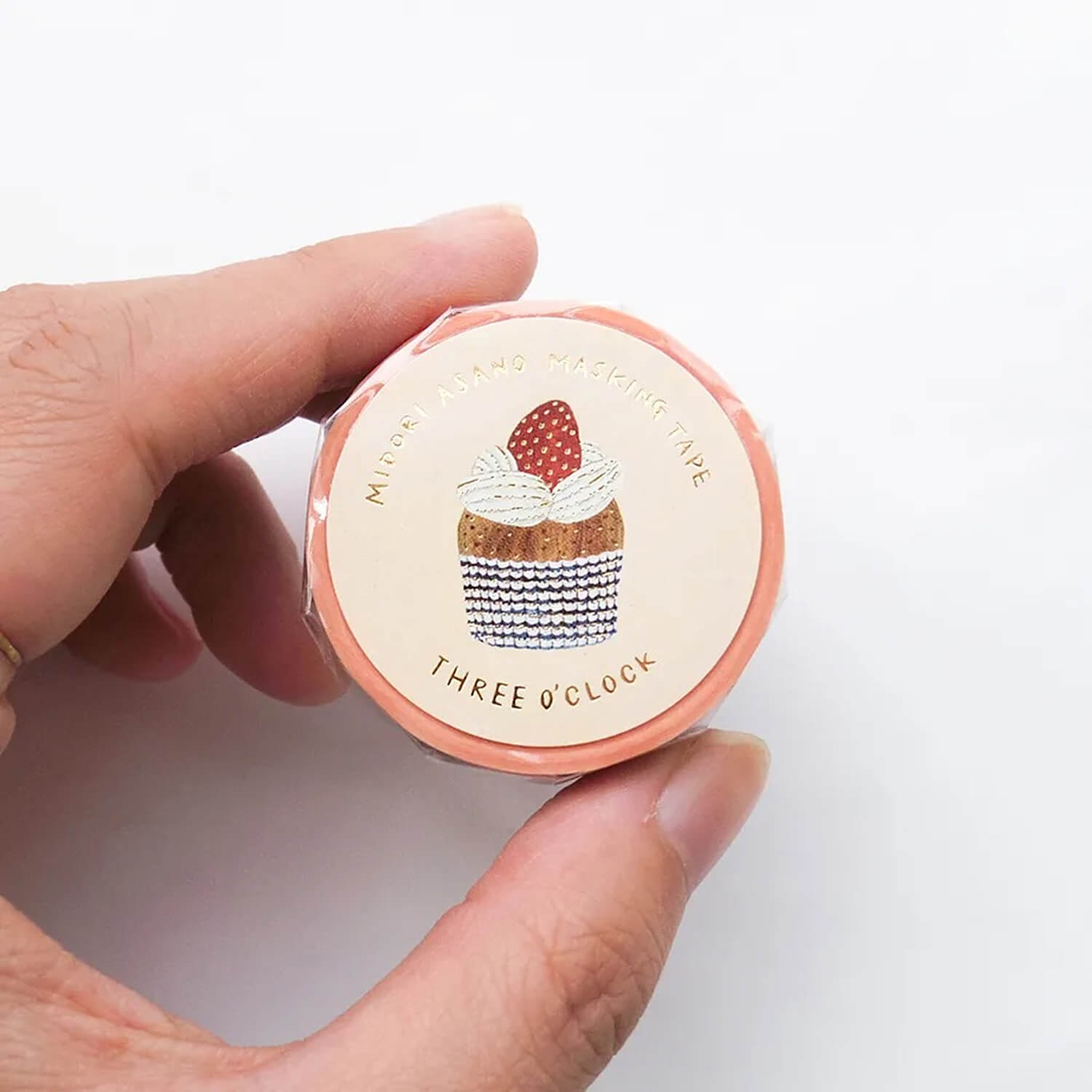 Midori Asano Foil Washi Tape – Three O’Clock