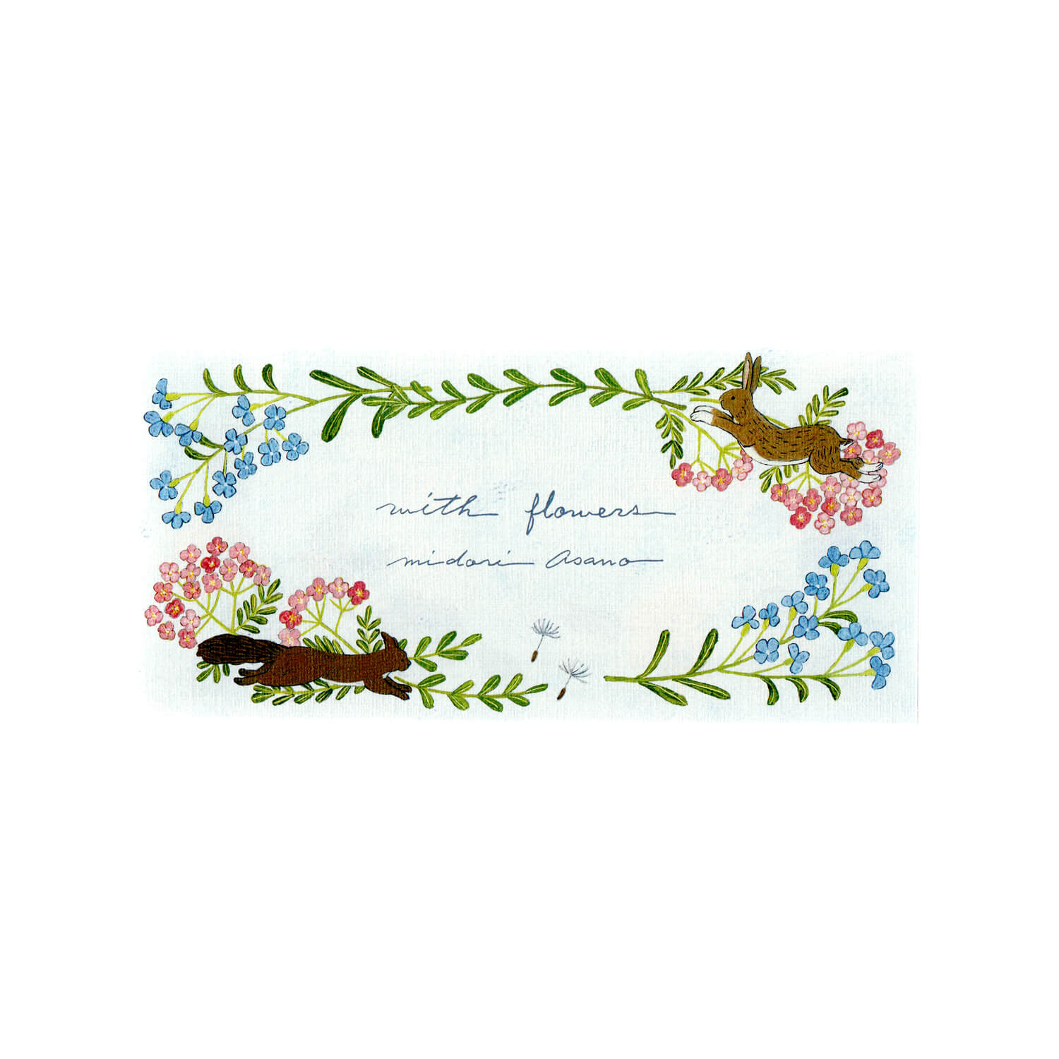 Midori Asano Letter Pad – With Flowers