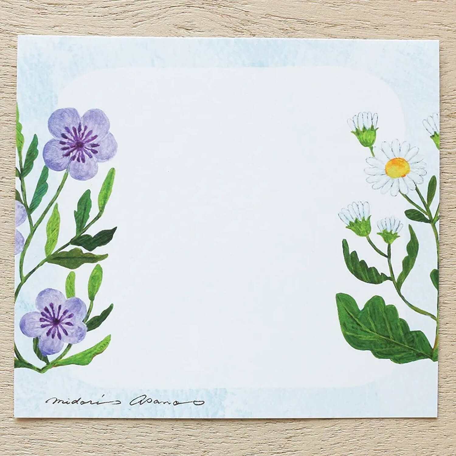 Midori Asano Memo Block – Fleur