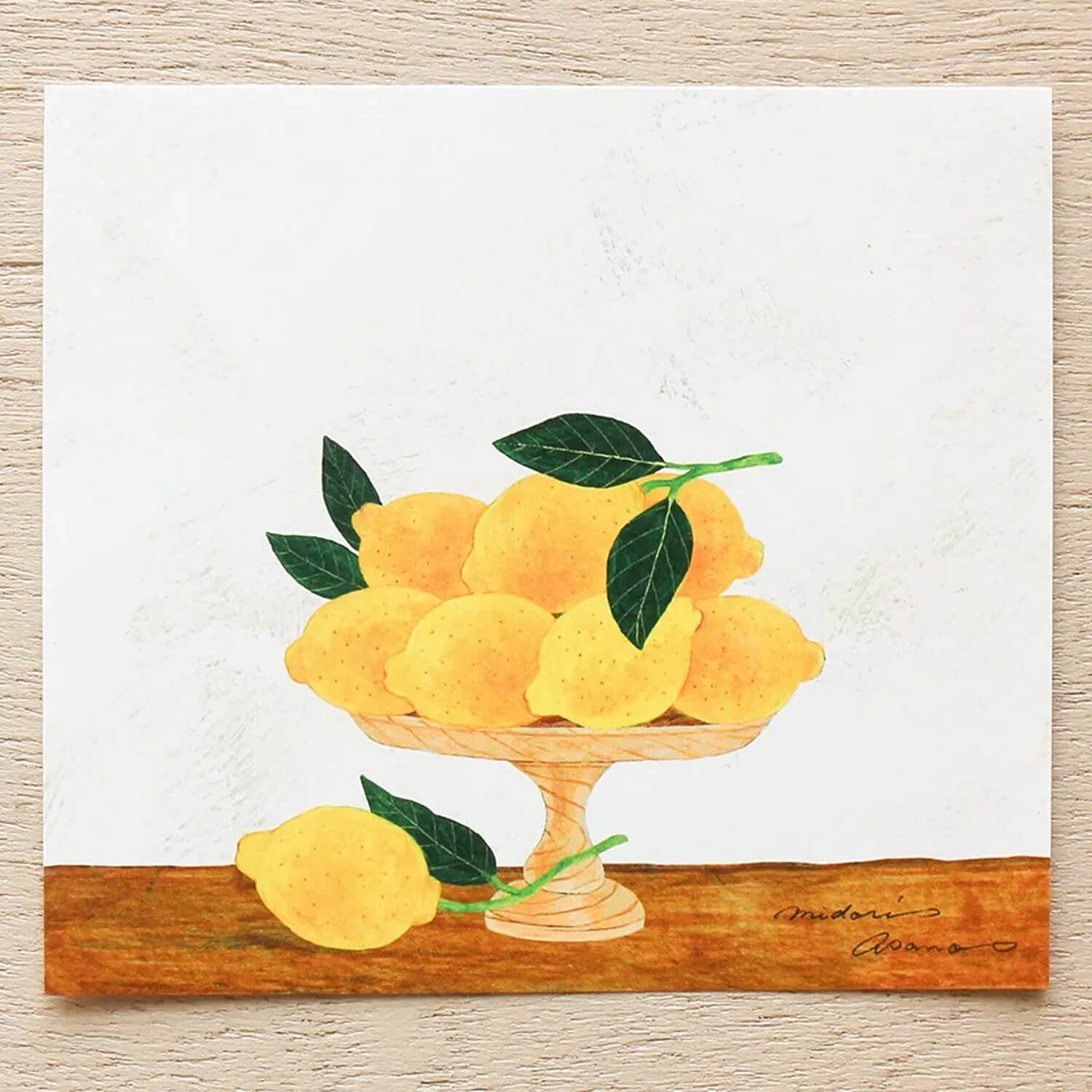 Midori Asano Memo Block – Fruits