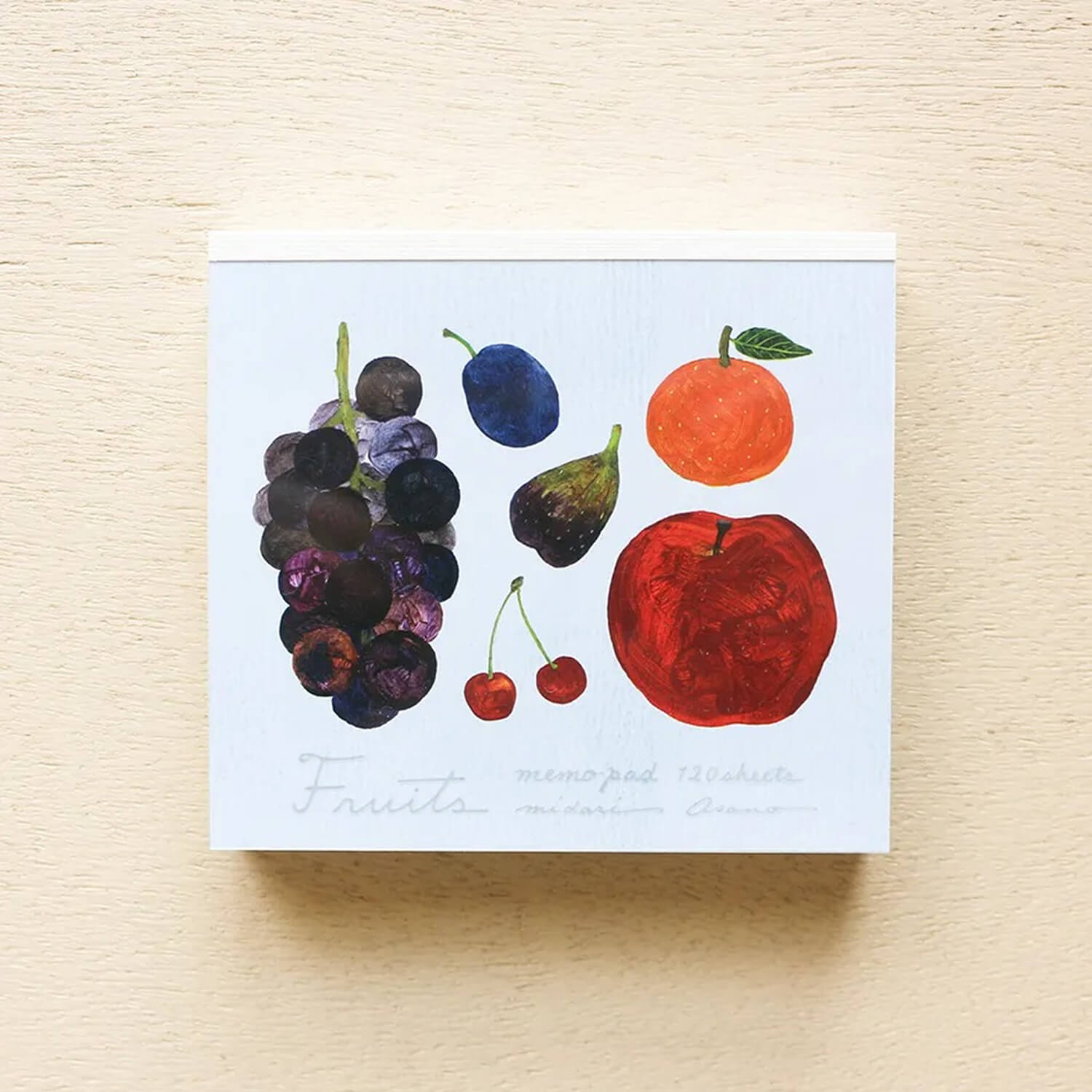 Midori Asano Memo Block – Fruits