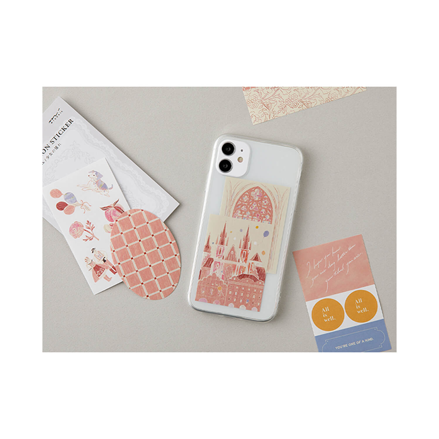 Midori Decoration Sticker Pack – Pink Theme